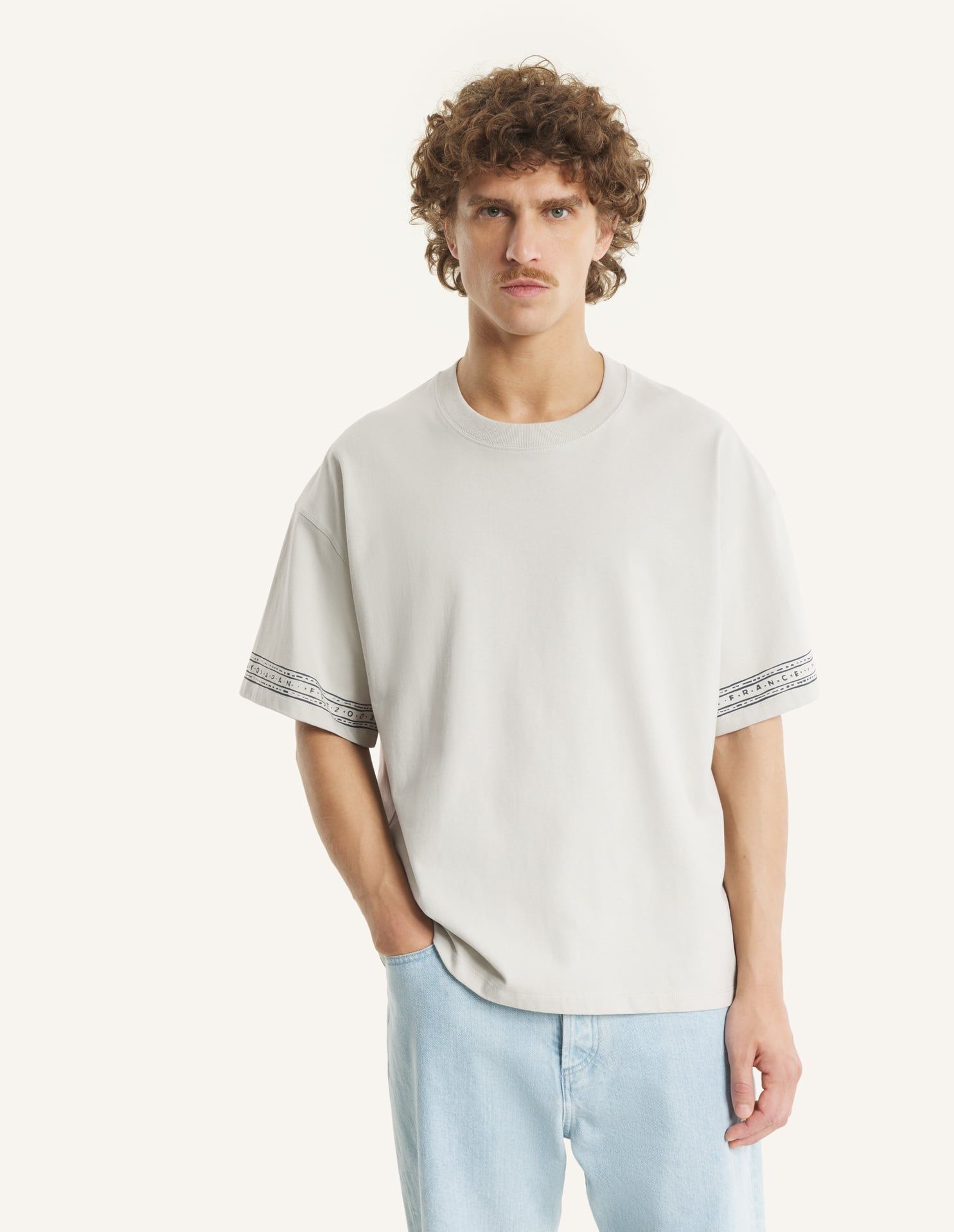 Maison Kitsuné - Áo thun nam Esquisse dáng Relaxed
