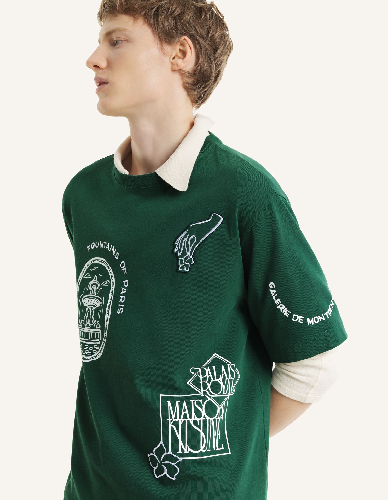 Áo thun in hoạ tiết dáng Oversize