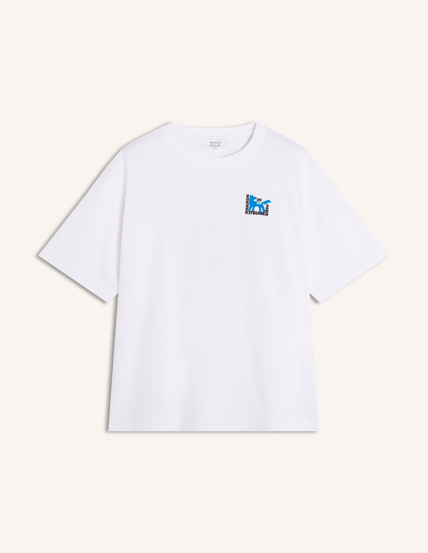 Maison Kitsuné - Áo thun nam Gallery Fox dáng Oversized