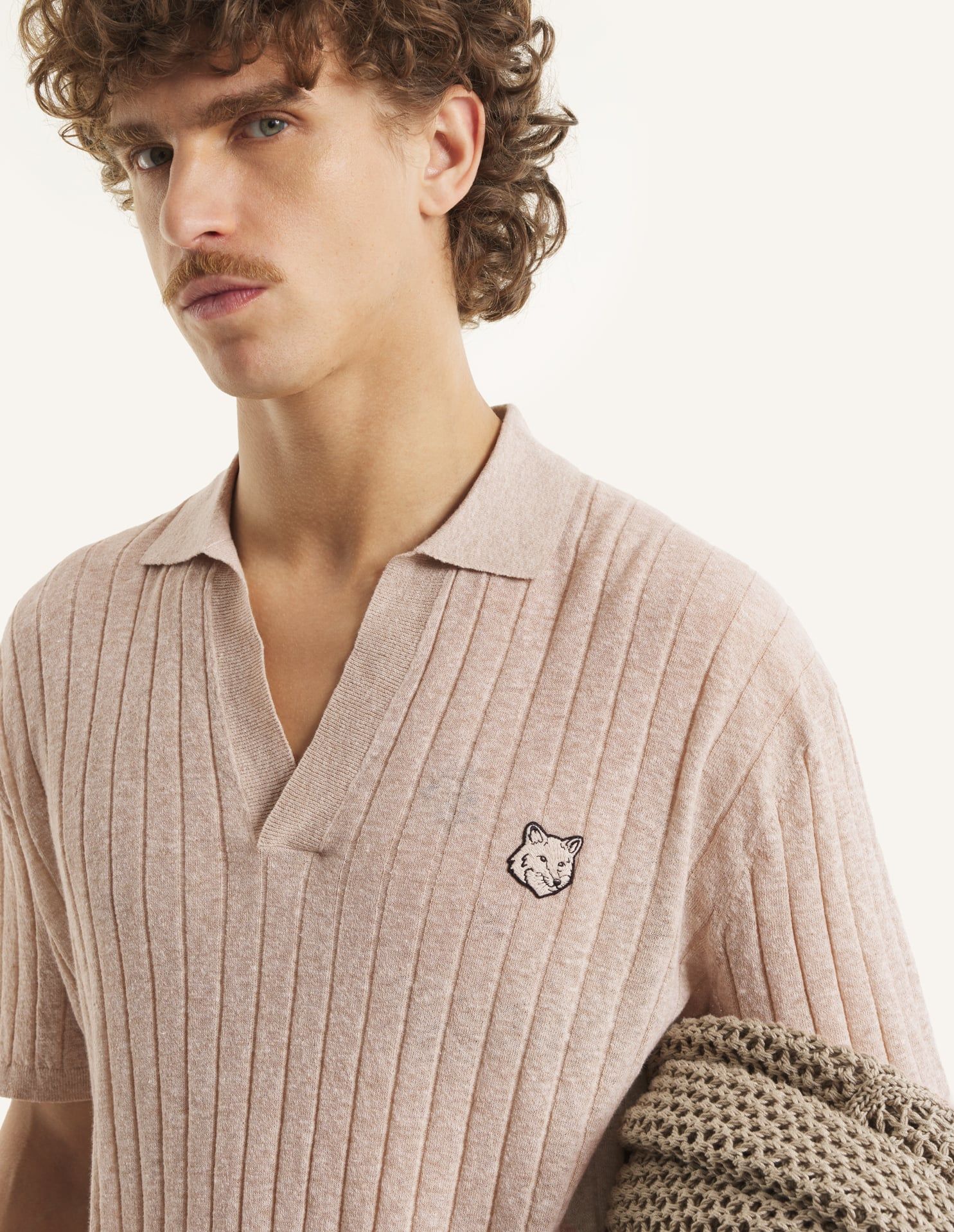 Maison Kitsuné - Áo polo tay ngắn dáng relaxed