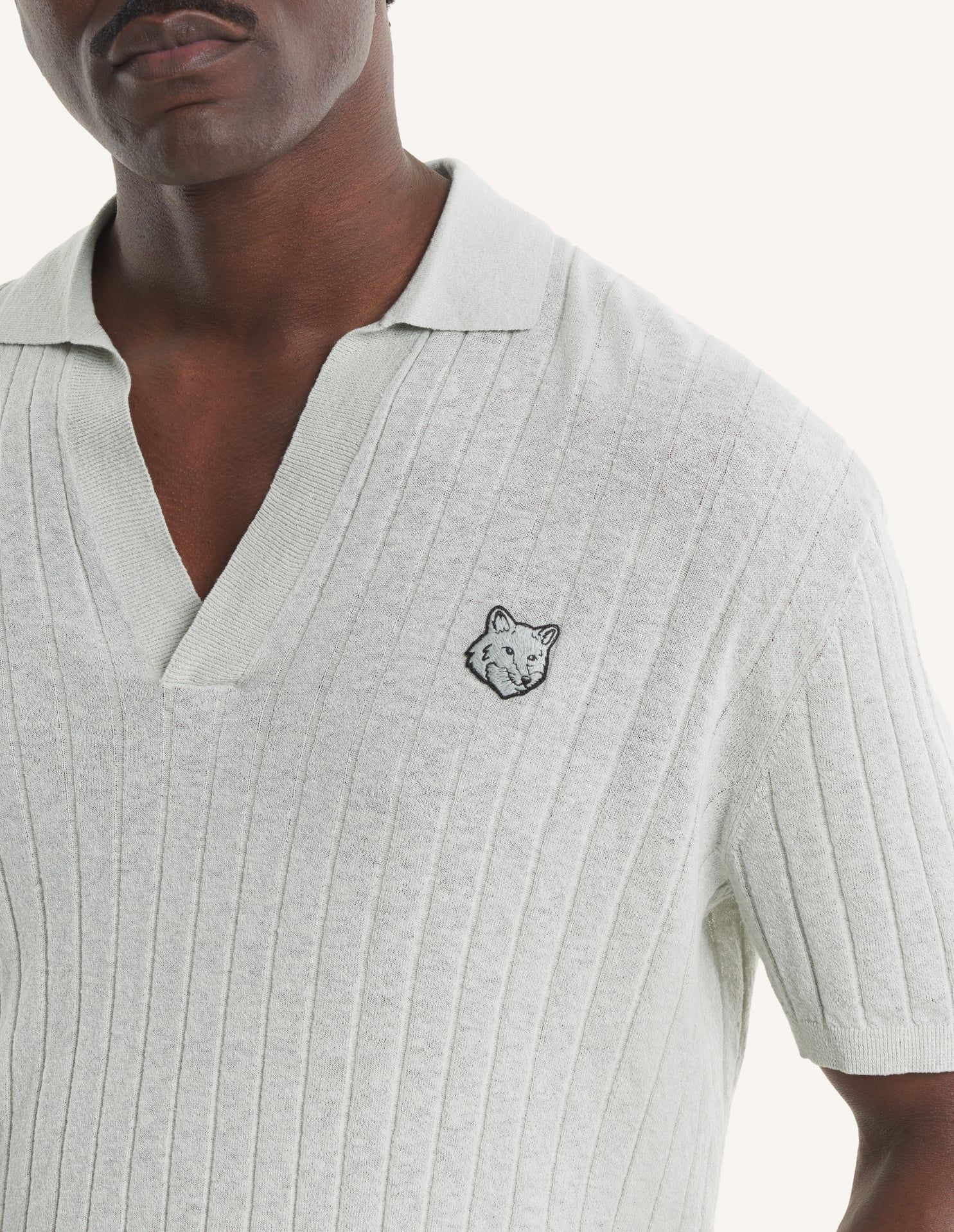 Maison Kitsuné - Áo polo tay ngắn dáng relaxed