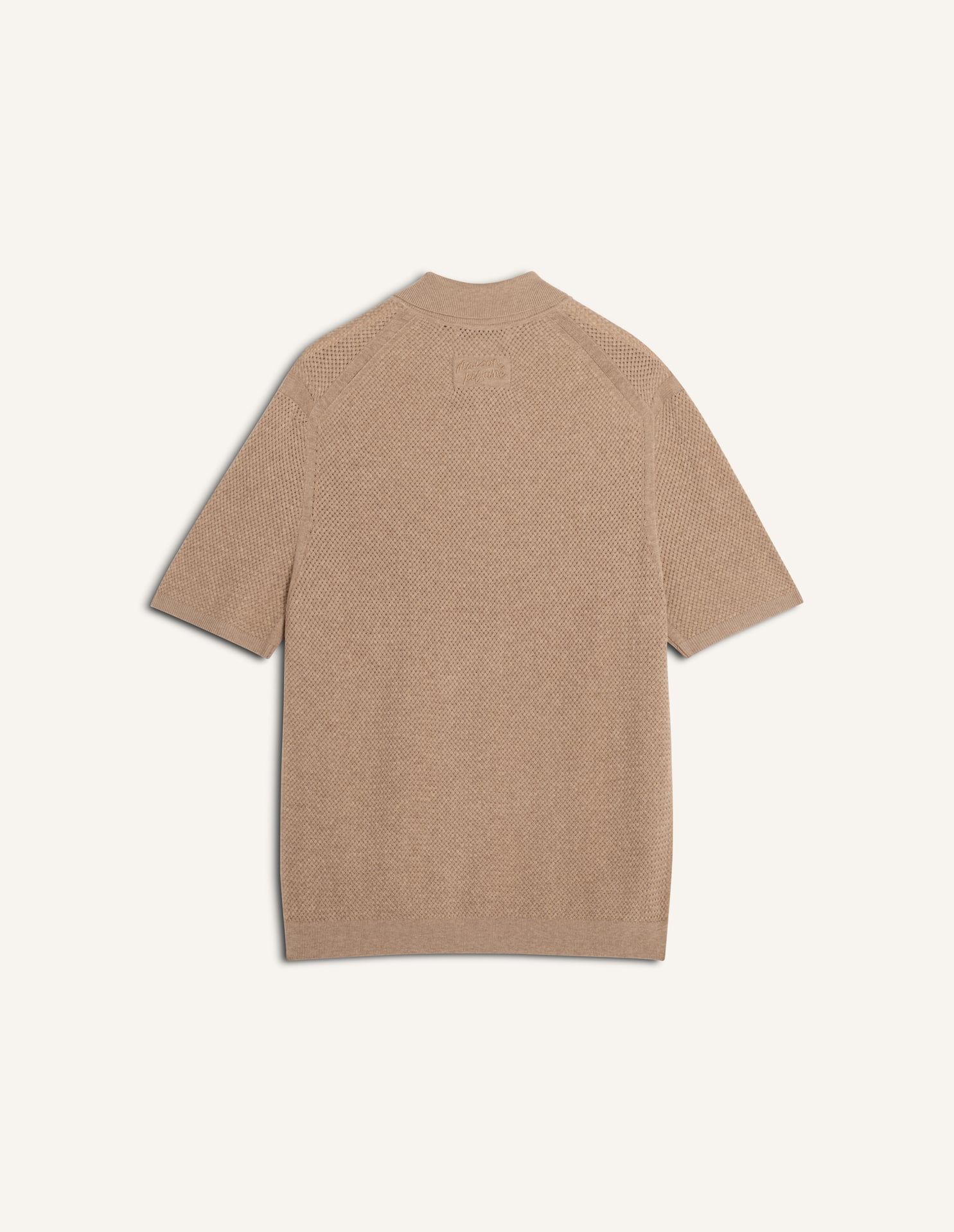 Maison Kitsuné - Áo polo nam Merino dáng Comfort
