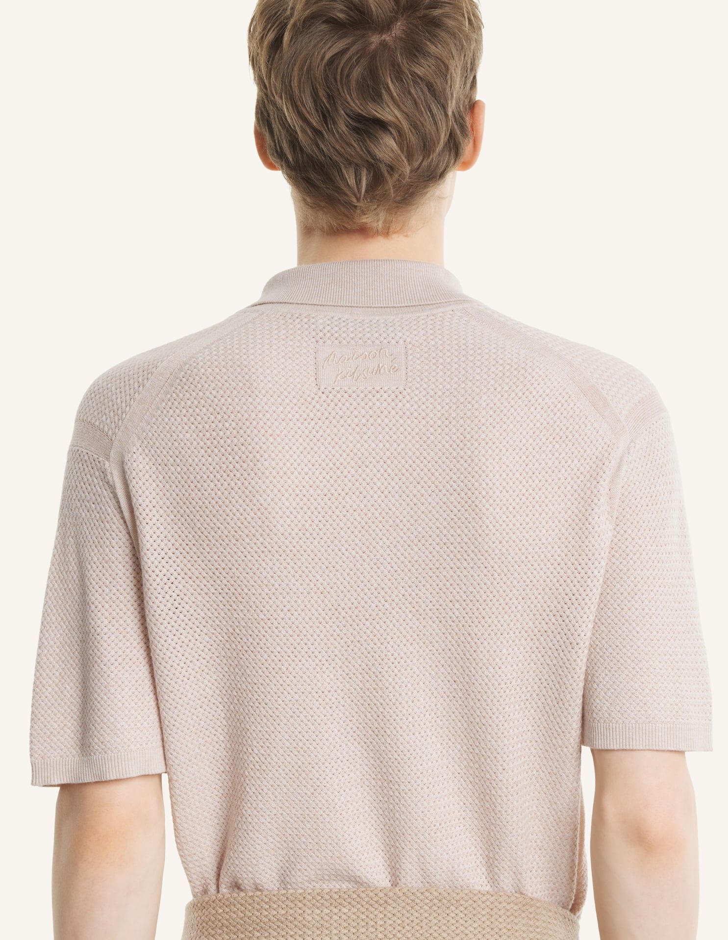 Maison Kitsuné - Áo polo nam Merino dáng Comfort