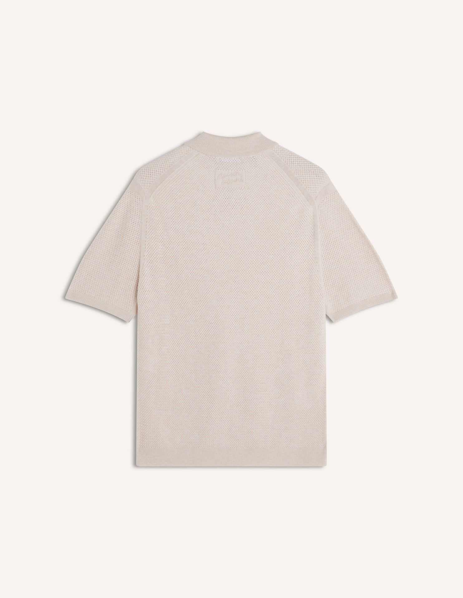 Maison Kitsuné - Áo polo nam Merino dáng Comfort
