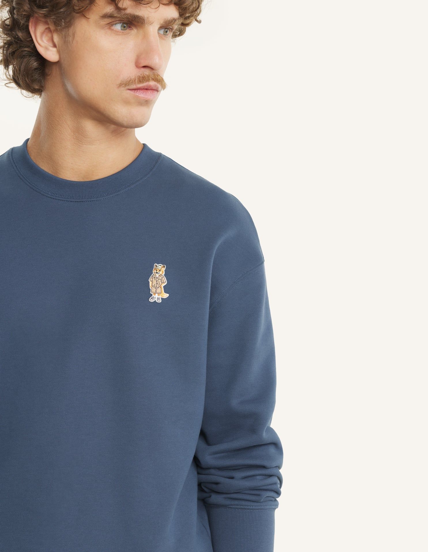 Maison Kitsuné - Áo nỉ nam Dressed Fox dáng Comfort
