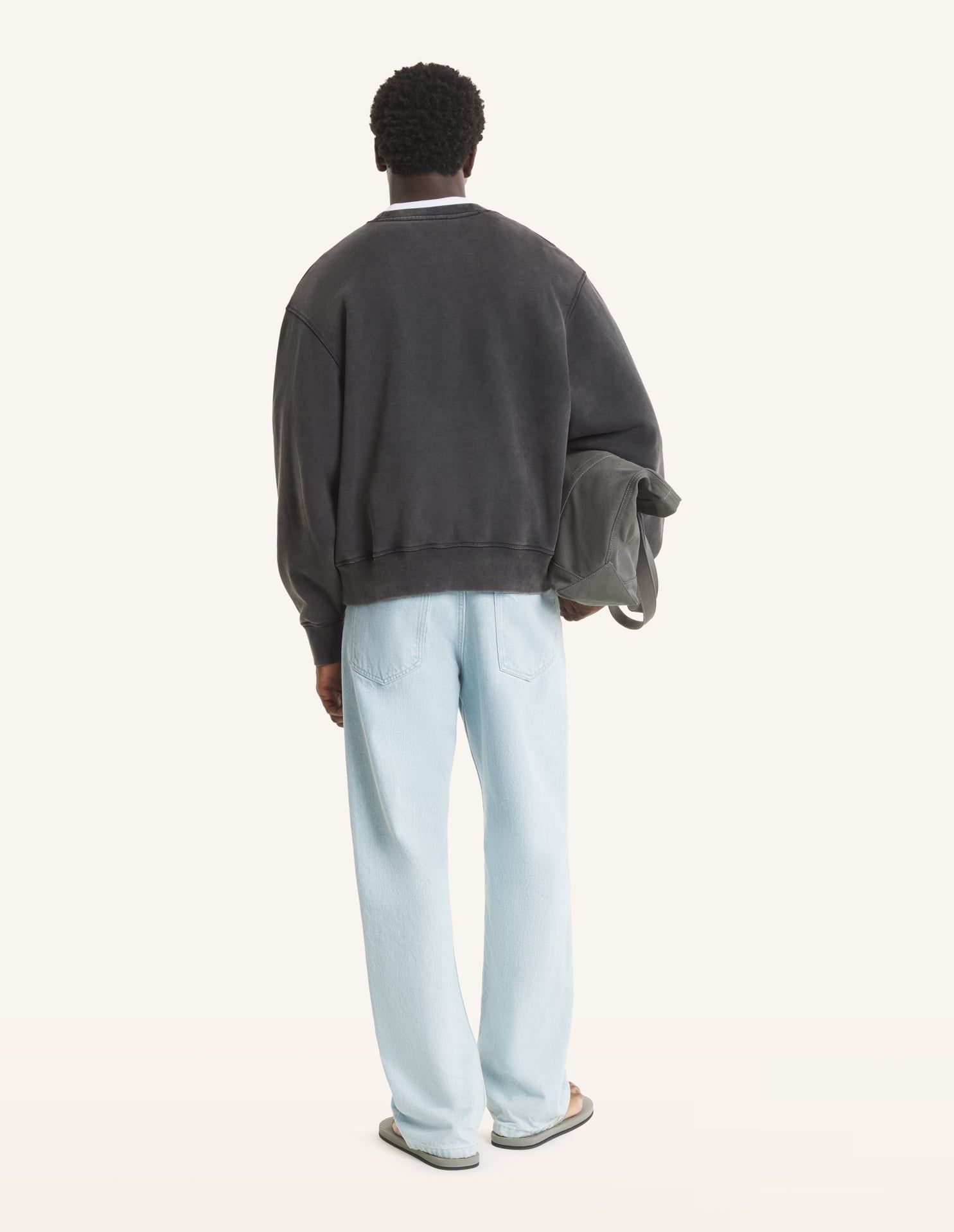 Maison Kitsuné - Áo nỉ nam phai màu Maison Kitsune Gallery dáng Relaxed