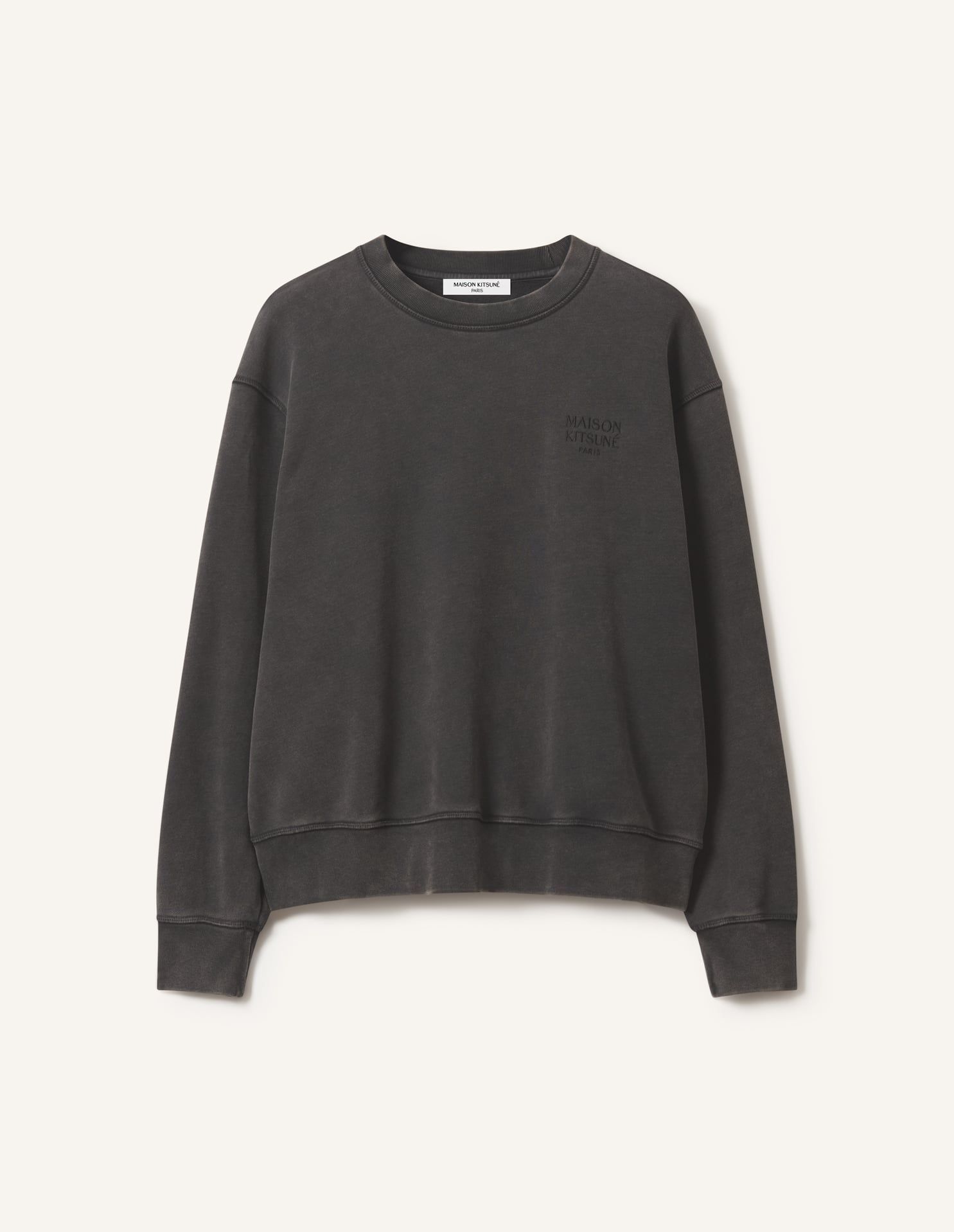 Maison Kitsuné - Áo nỉ nam phai màu Maison Kitsune Gallery dáng Relaxed