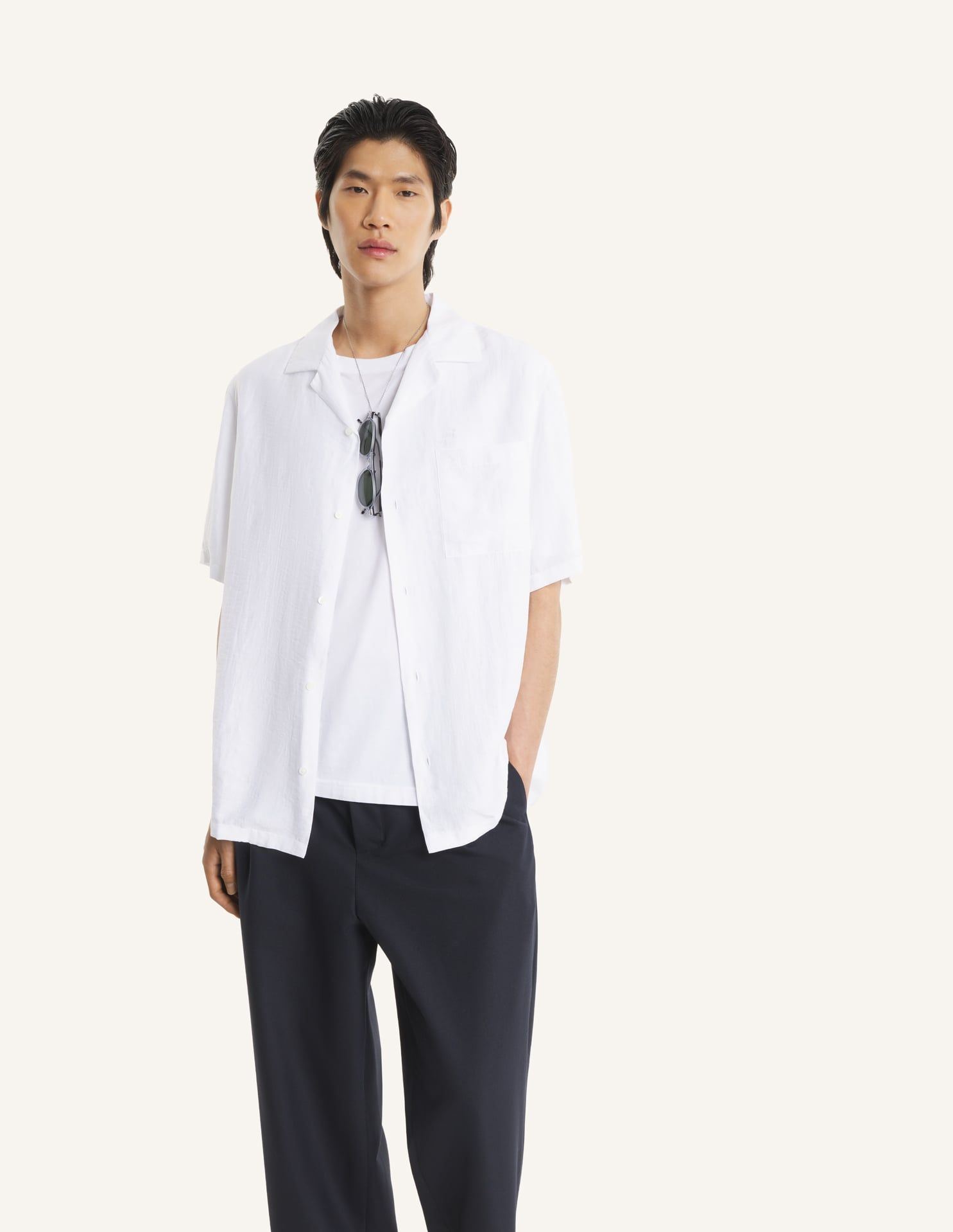 Maison Kitsuné - Áo sơ mi linen