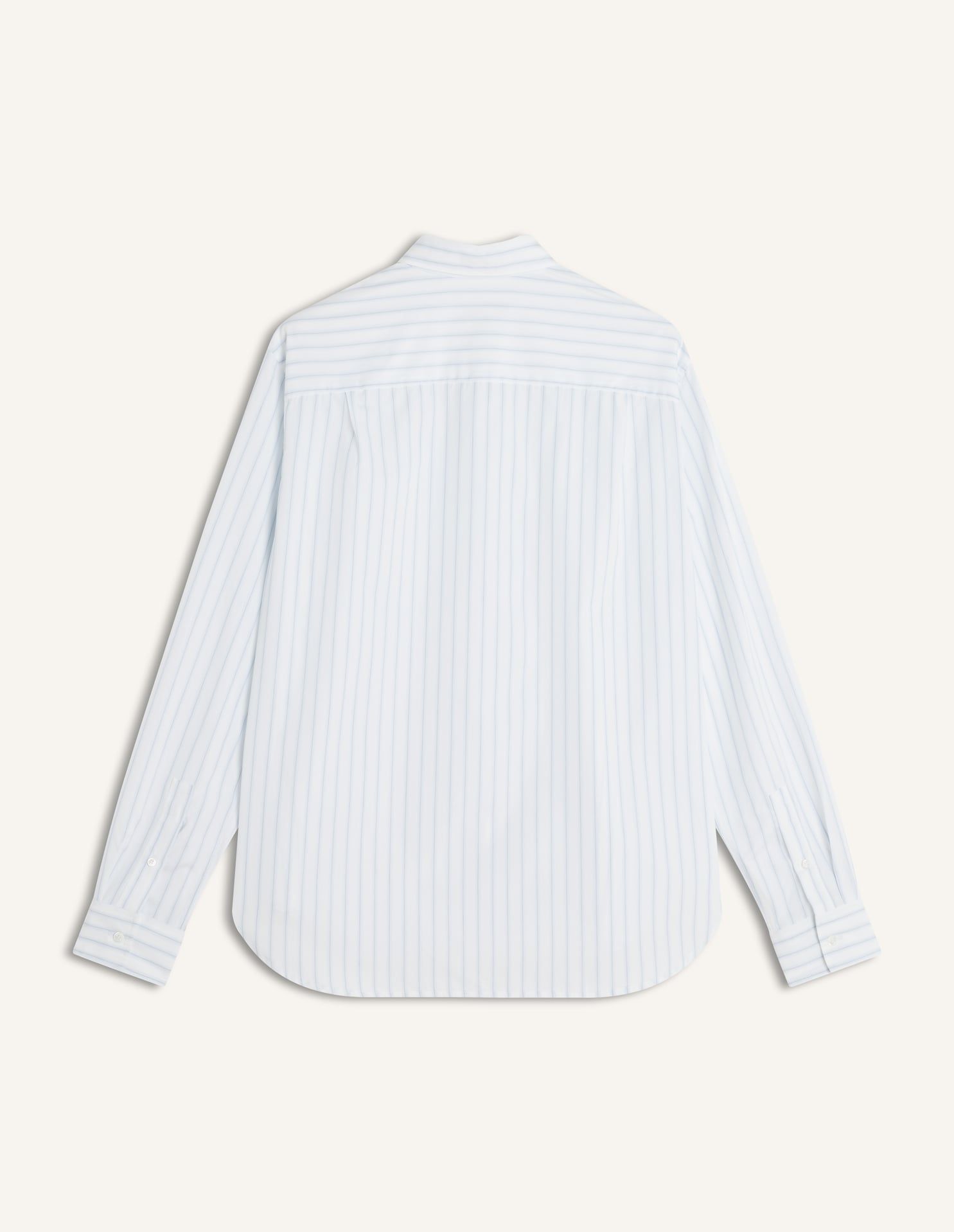 Maison Kitsuné - Áo sơ mi kẻ sọc dáng casual