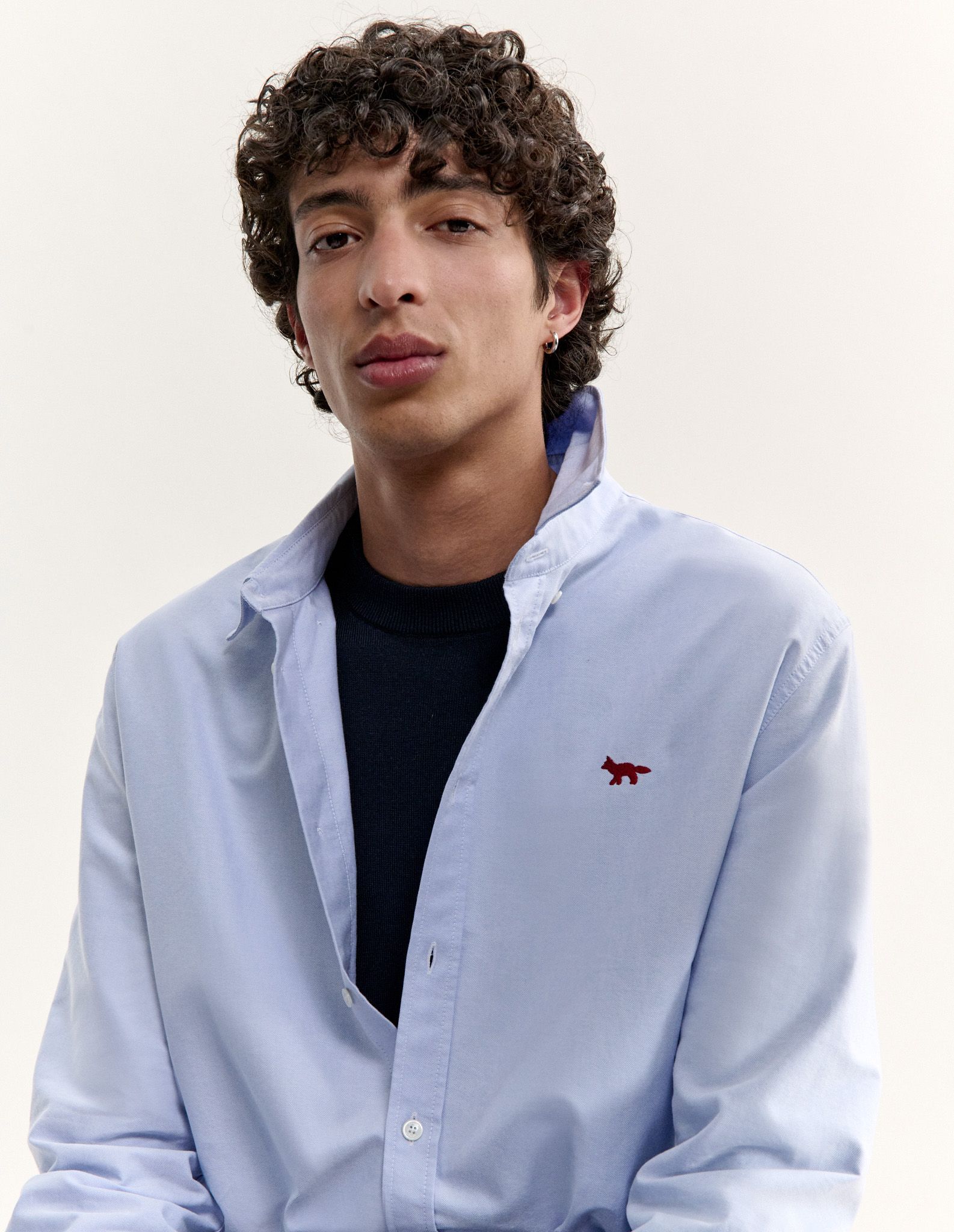 Áo sơ mi nam Profile Fox cotton oxford dáng casual