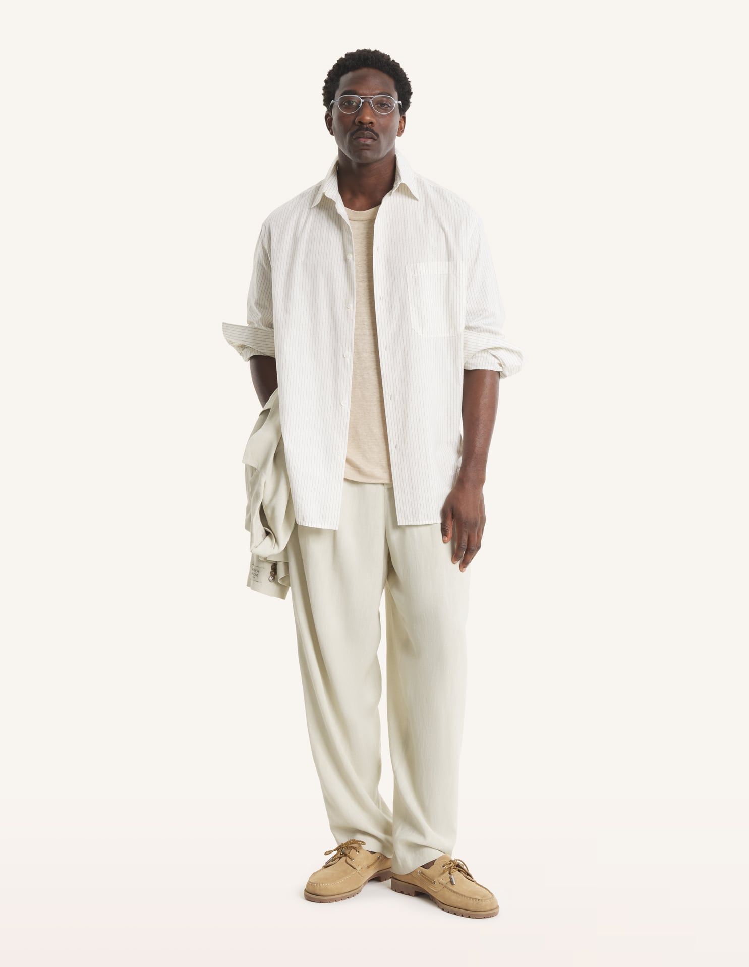 Áo sơ mi kẻ sọc dáng Oversize