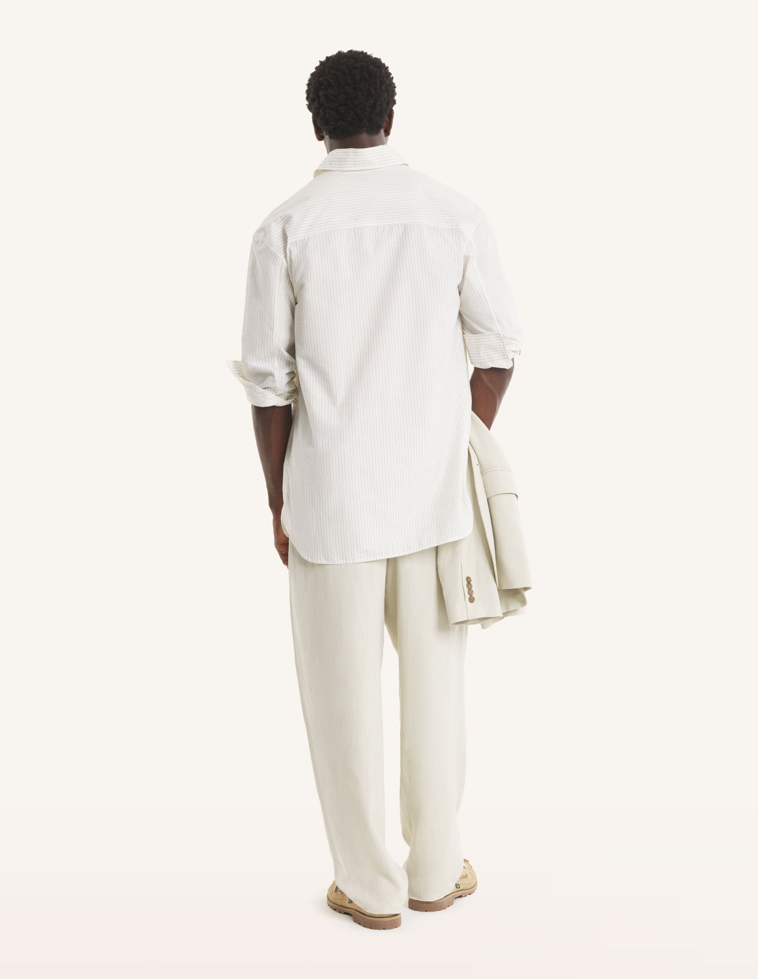 Áo sơ mi kẻ sọc dáng Oversize