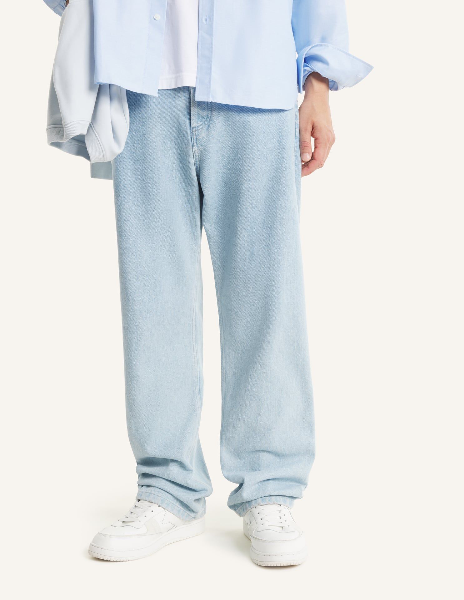 Maison Kitsuné - Quần jeans ống rộng