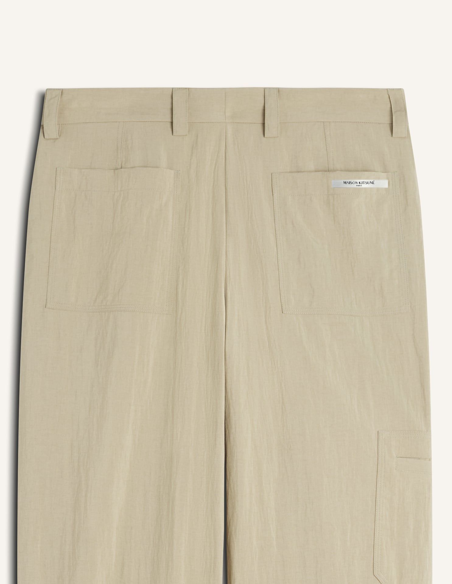 Maison Kitsuné - Quần cargo nam xếp ly dáng Relaxed