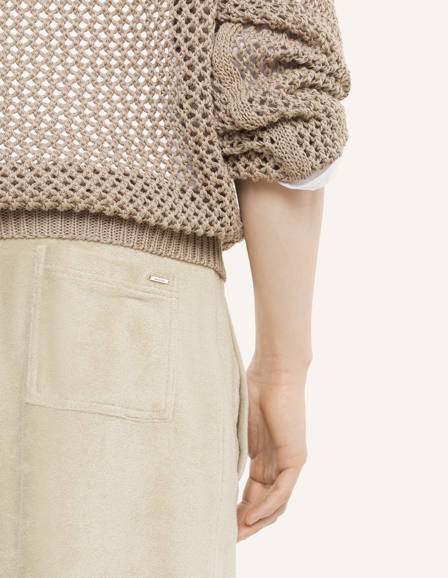 Maison Kitsuné - Quần short oversize Terry