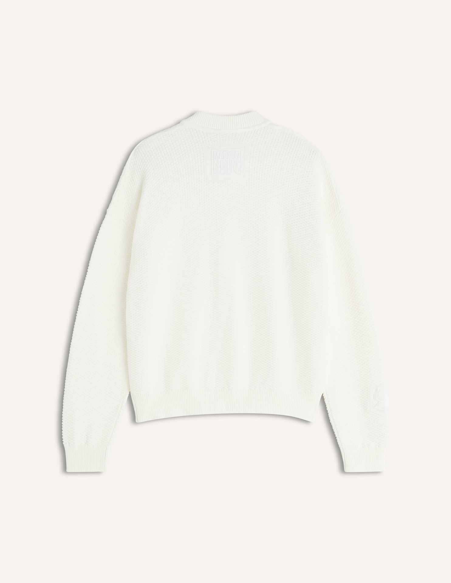 Maison Kitsuné - Áo khoác len nam Art Nouveau dáng Comfort