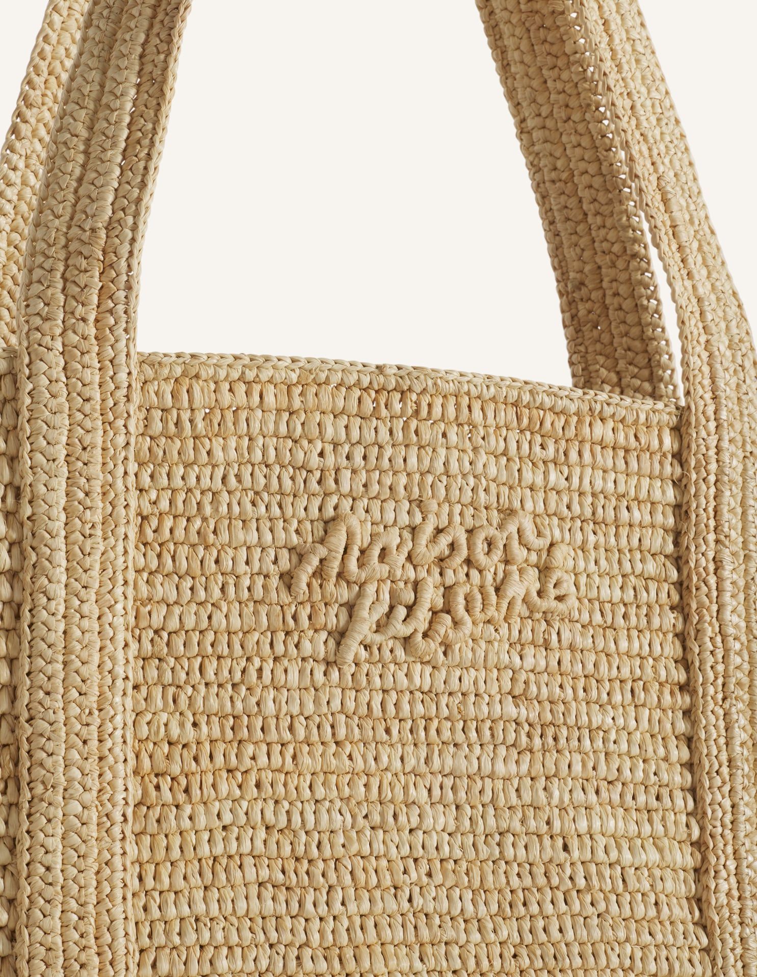 Maison Kitsuné - Túi tote raffia