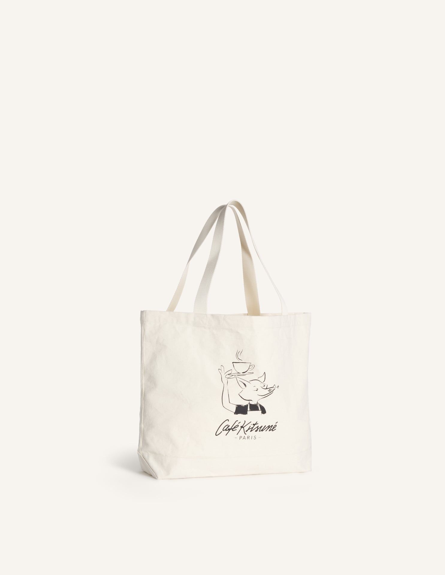 Maison Kitsuné - Túi tote Unisex Barista Fox