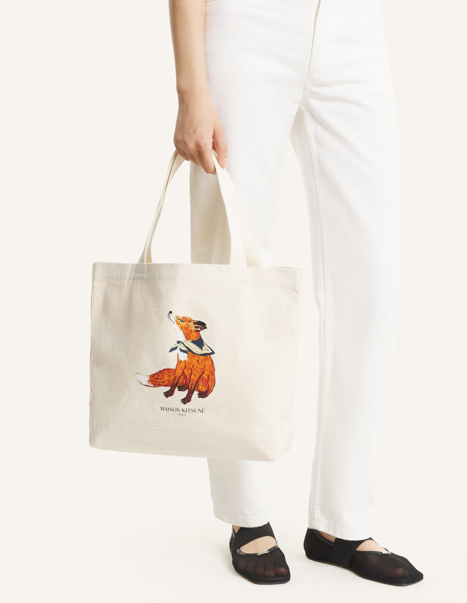 Maison Kitsuné - Túi tote Dreaming Fox