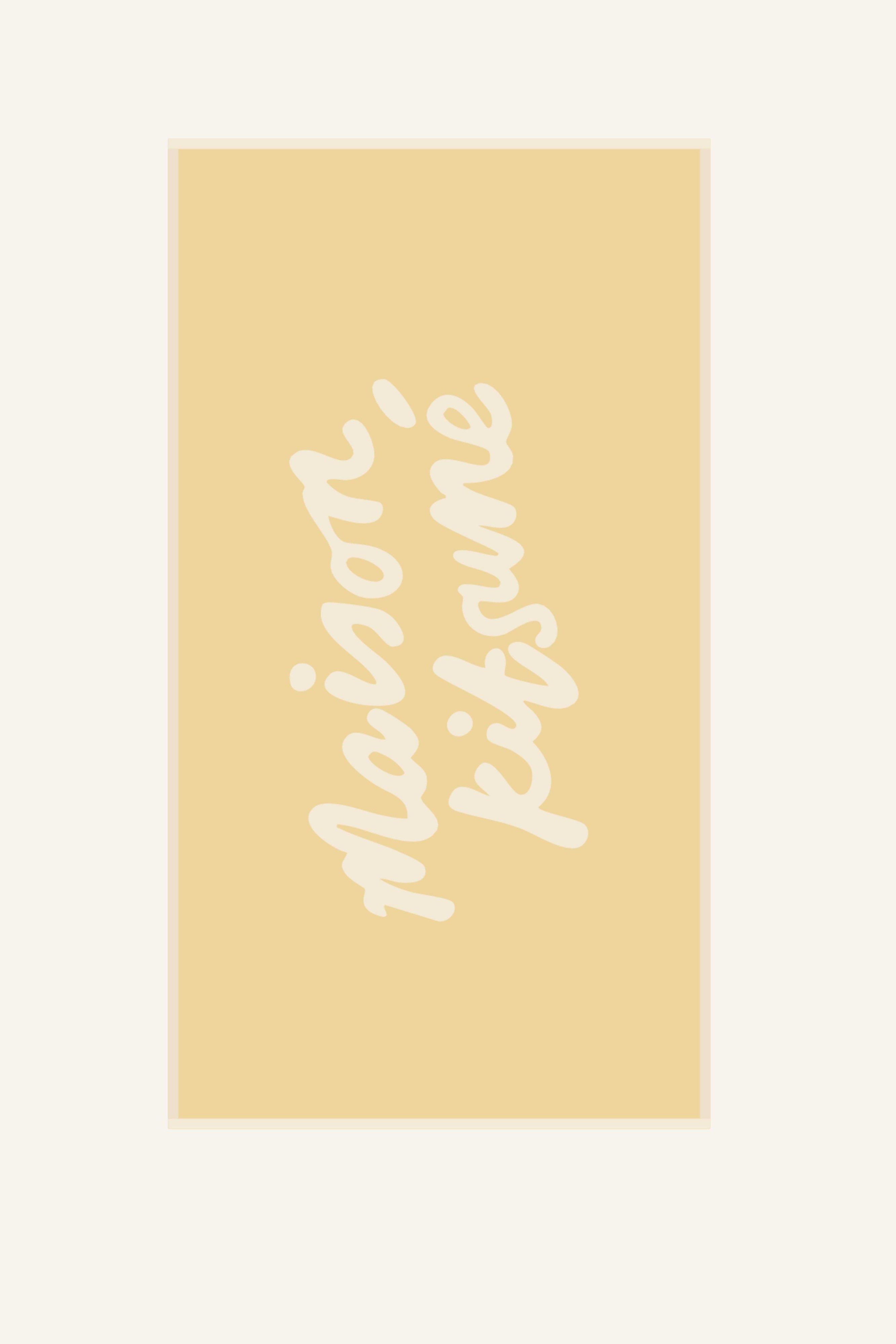 Maison Kitsuné - Khăn Maison Kitsune Handwriting