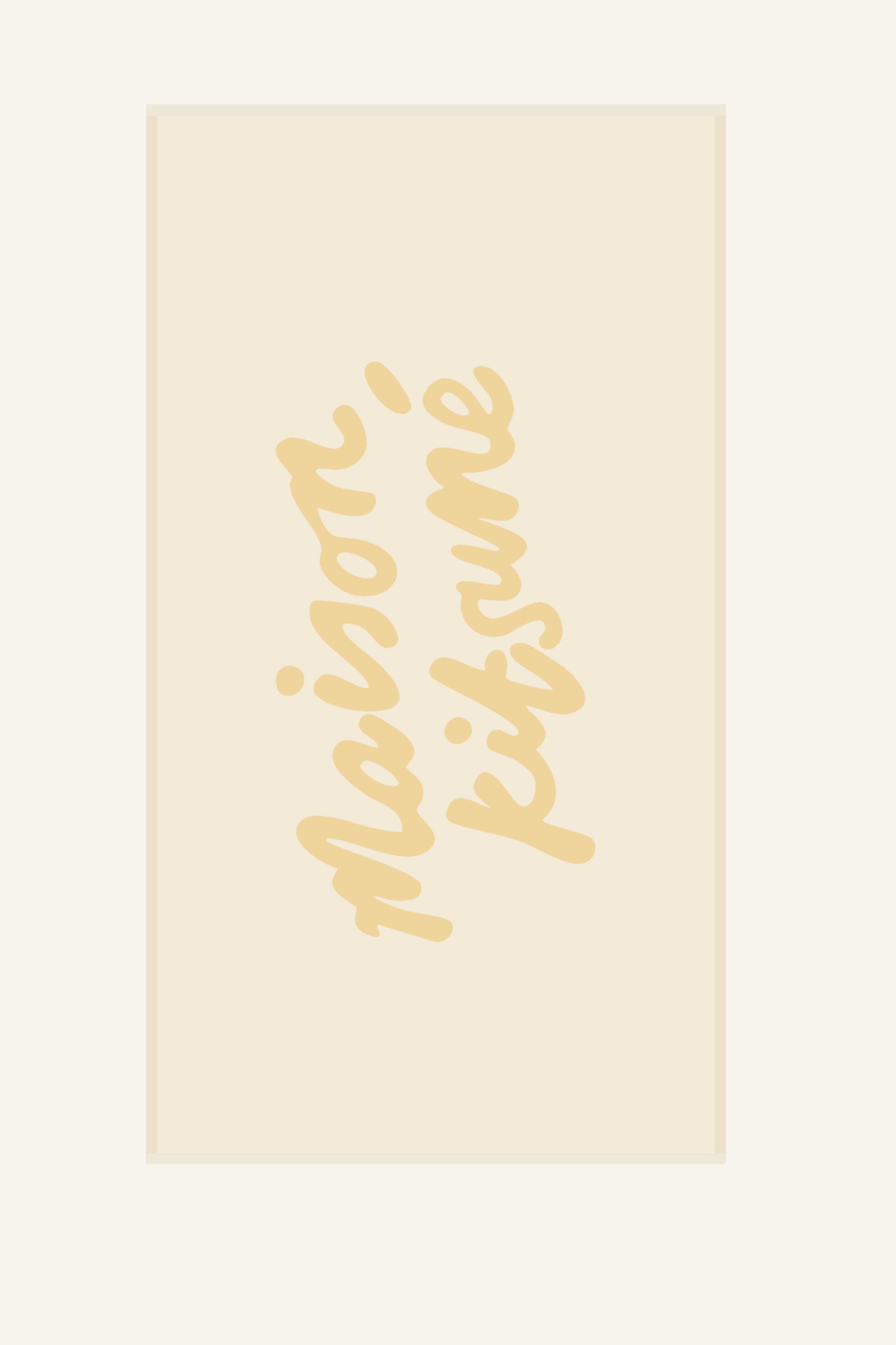 Maison Kitsuné - Khăn Maison Kitsune Handwriting
