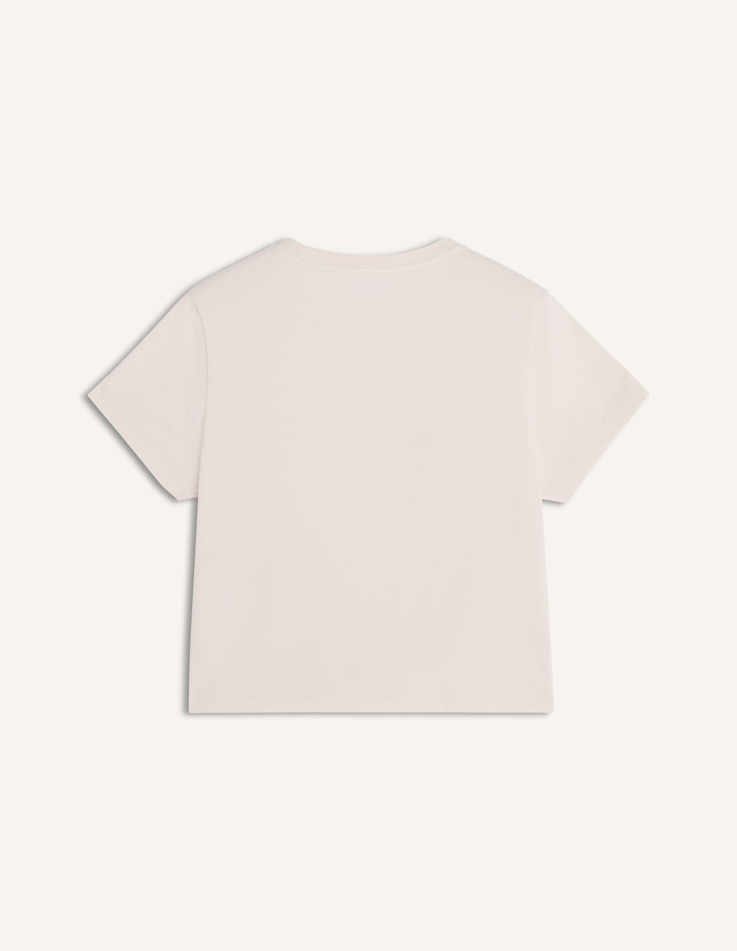 Maison Kitsuné - Áo thun Baby Tee Poetic Script dáng crop