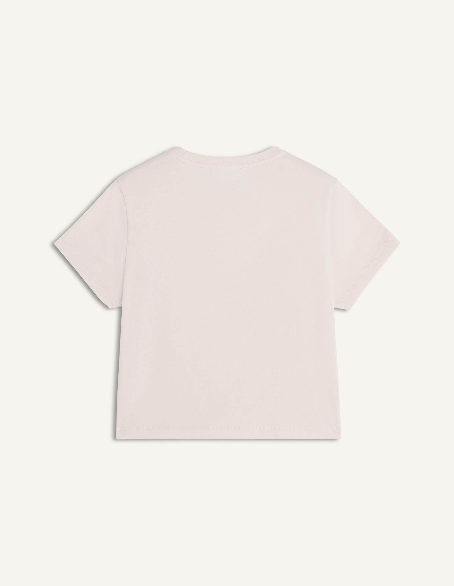 Áo thun Baby Tee Poetic Script dáng crop