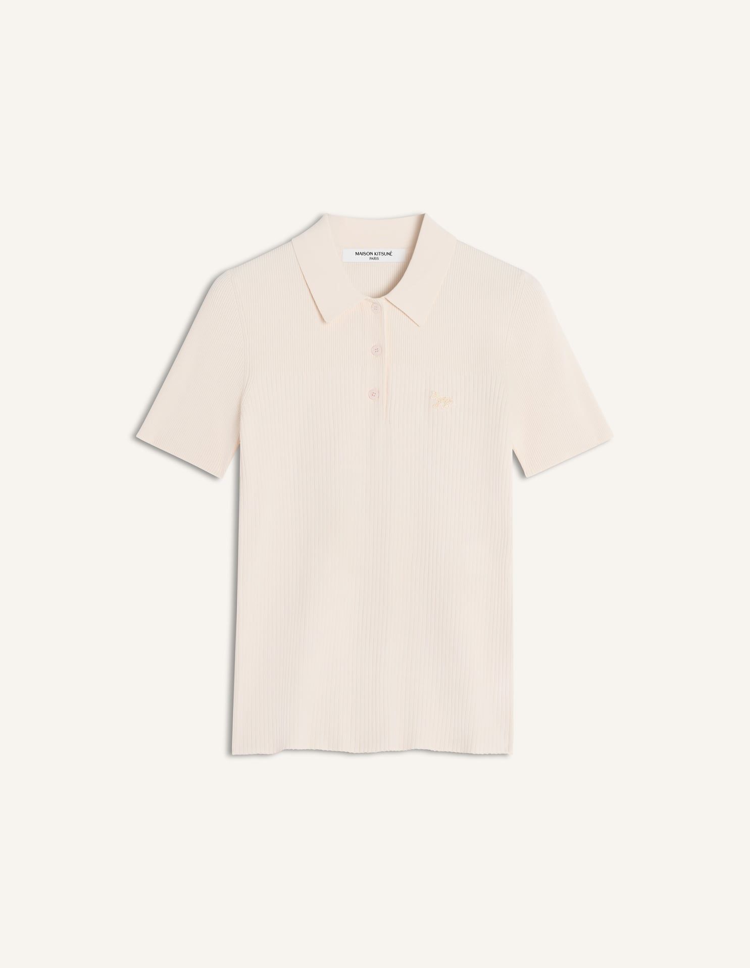 Maison Kitsuné - Áo polo nữ Baby Fox dáng Fitted