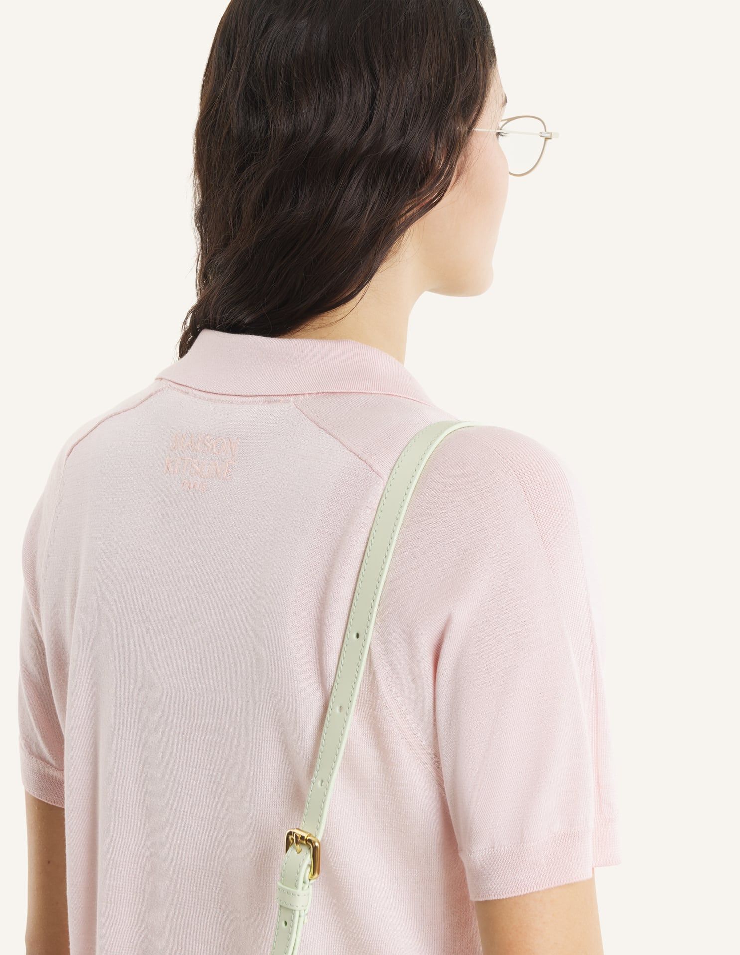 Maison Kitsuné - Áo polo pha lụa dáng fitted