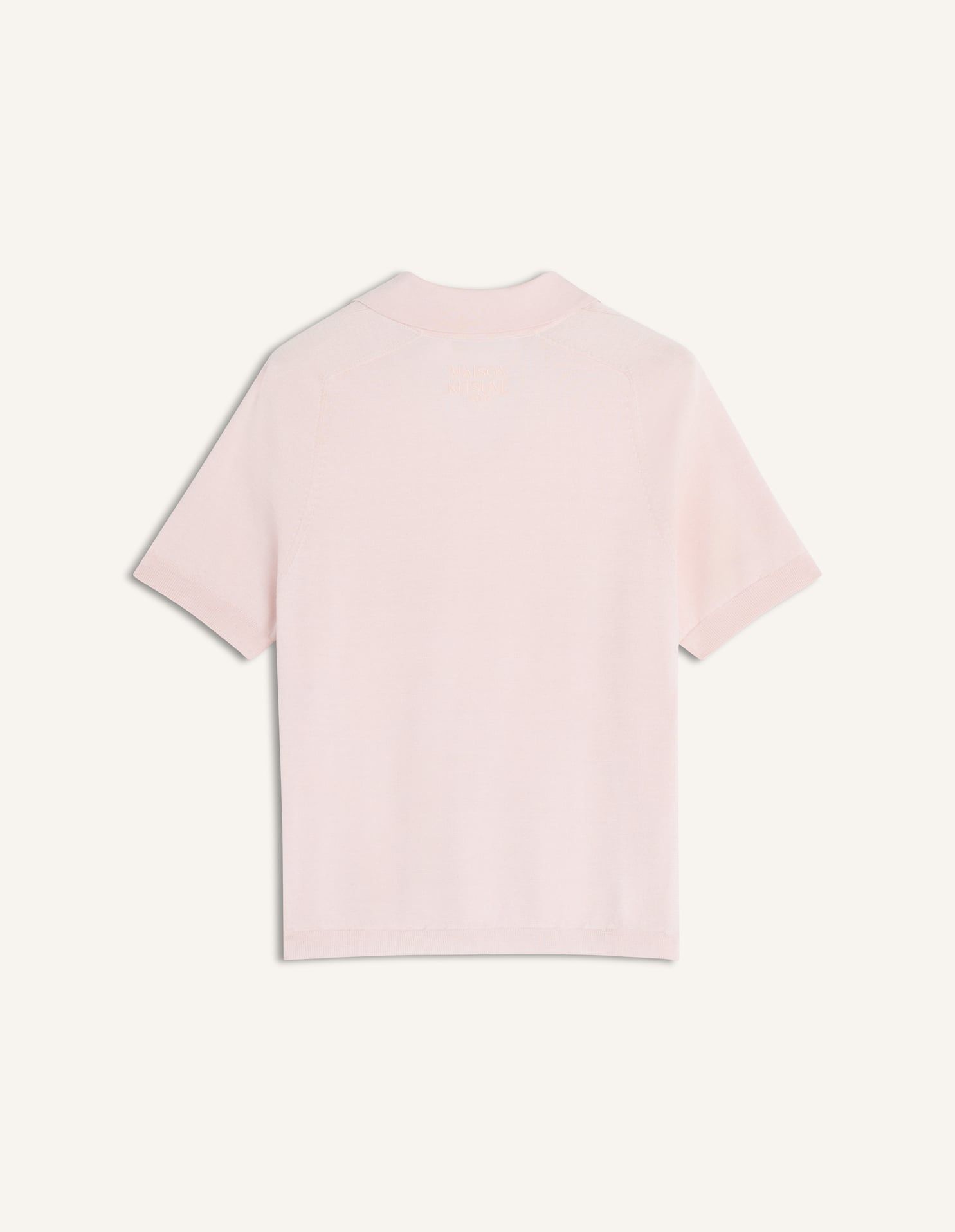 Maison Kitsuné - Áo polo pha lụa dáng fitted