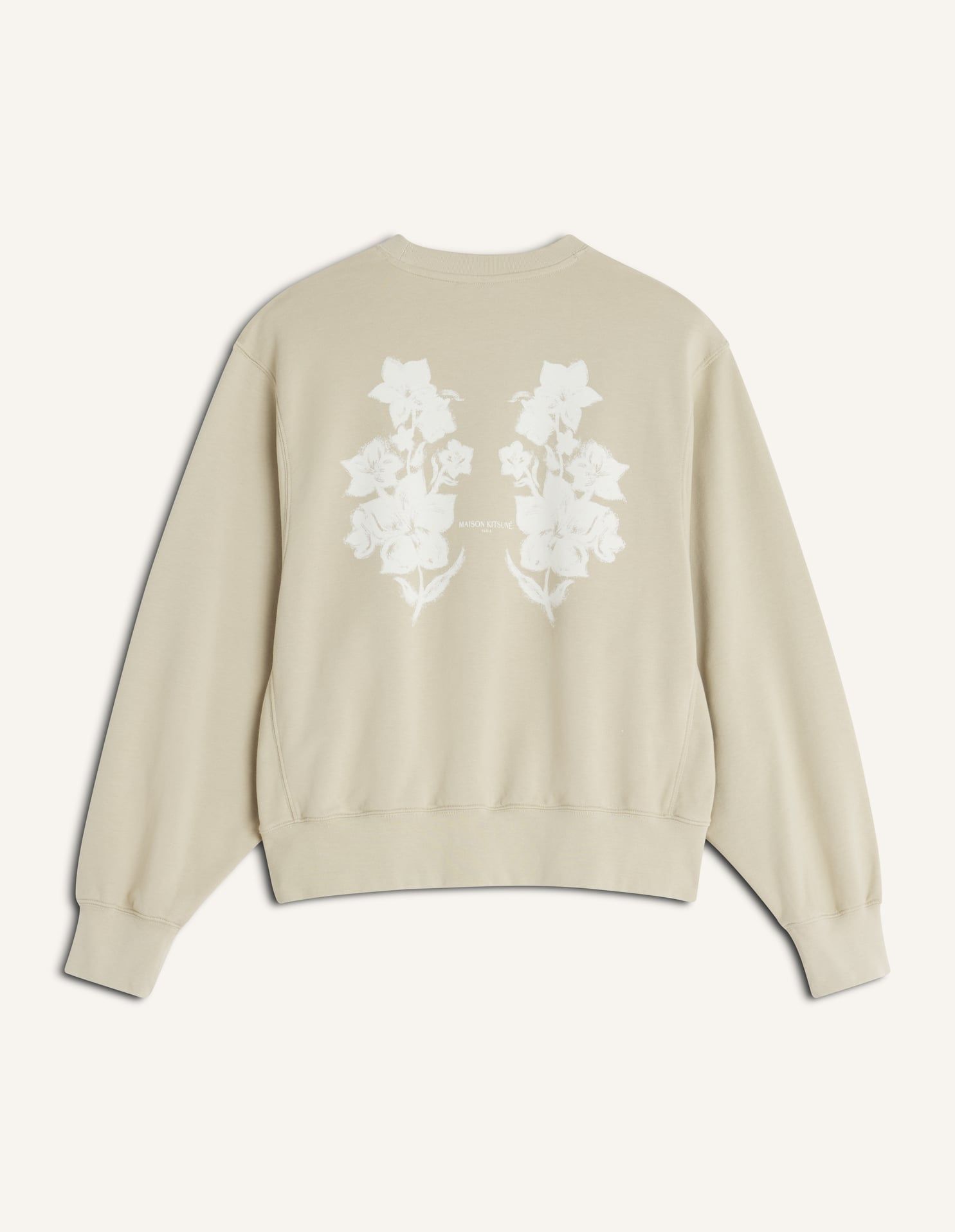 Maison Kitsuné - Áo sweatshirt nữ Floral dáng Relaxed