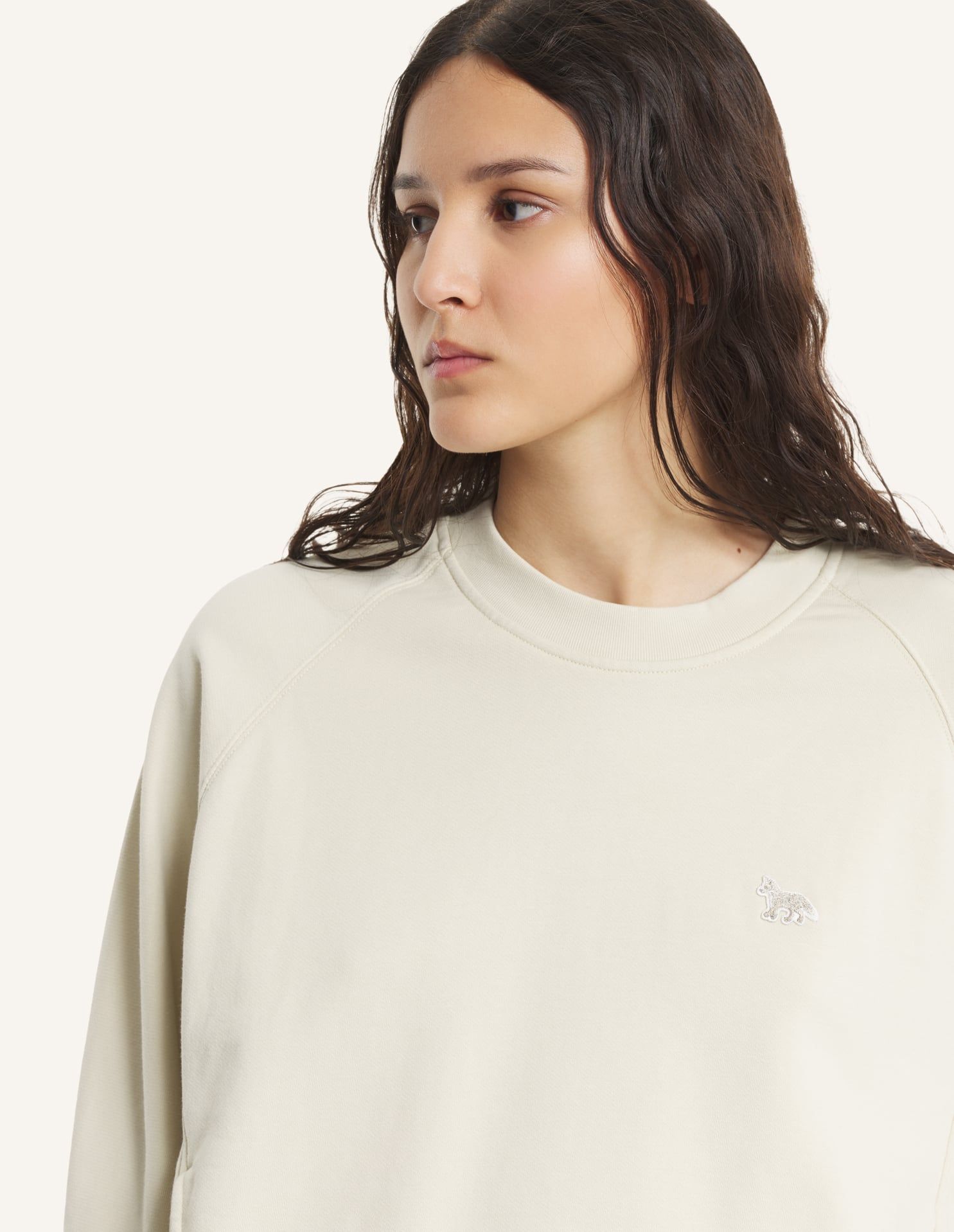 Maison Kitsuné - Áo sweat Baby Fox dáng relaxed