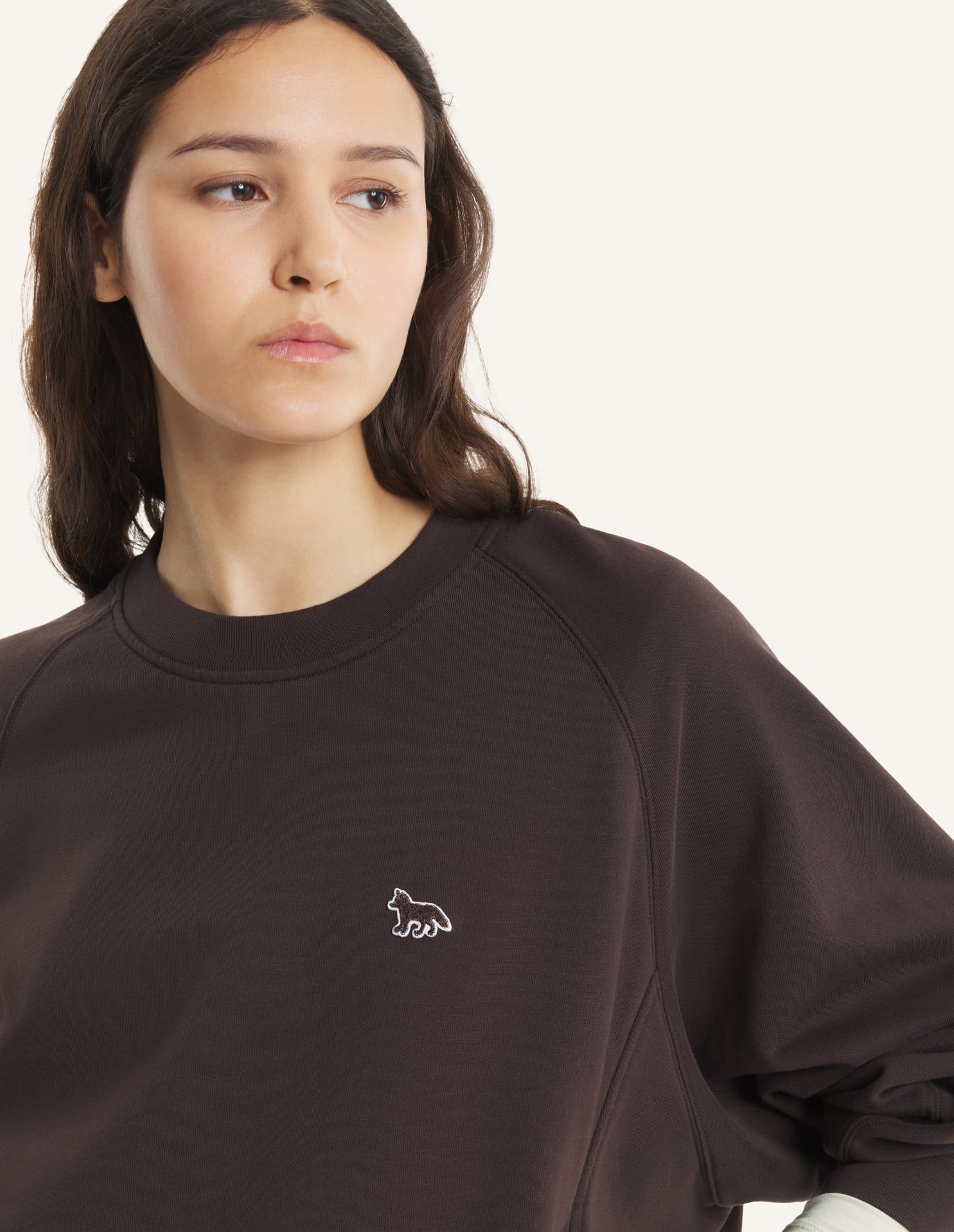 Maison Kitsuné - Áo sweat Baby Fox dáng relaxed