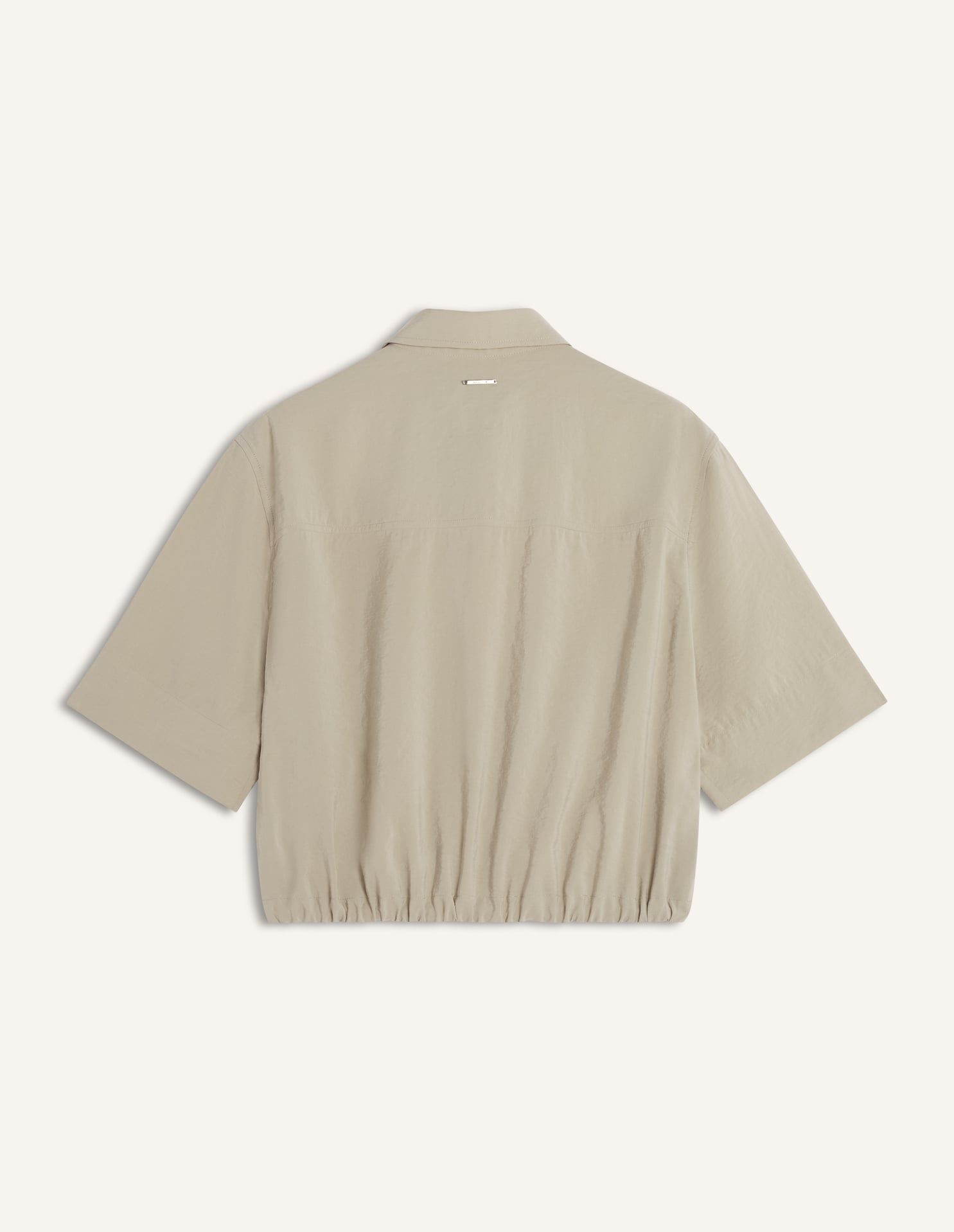 Maison Kitsuné - Áo sơ mi dây rút dáng cropped