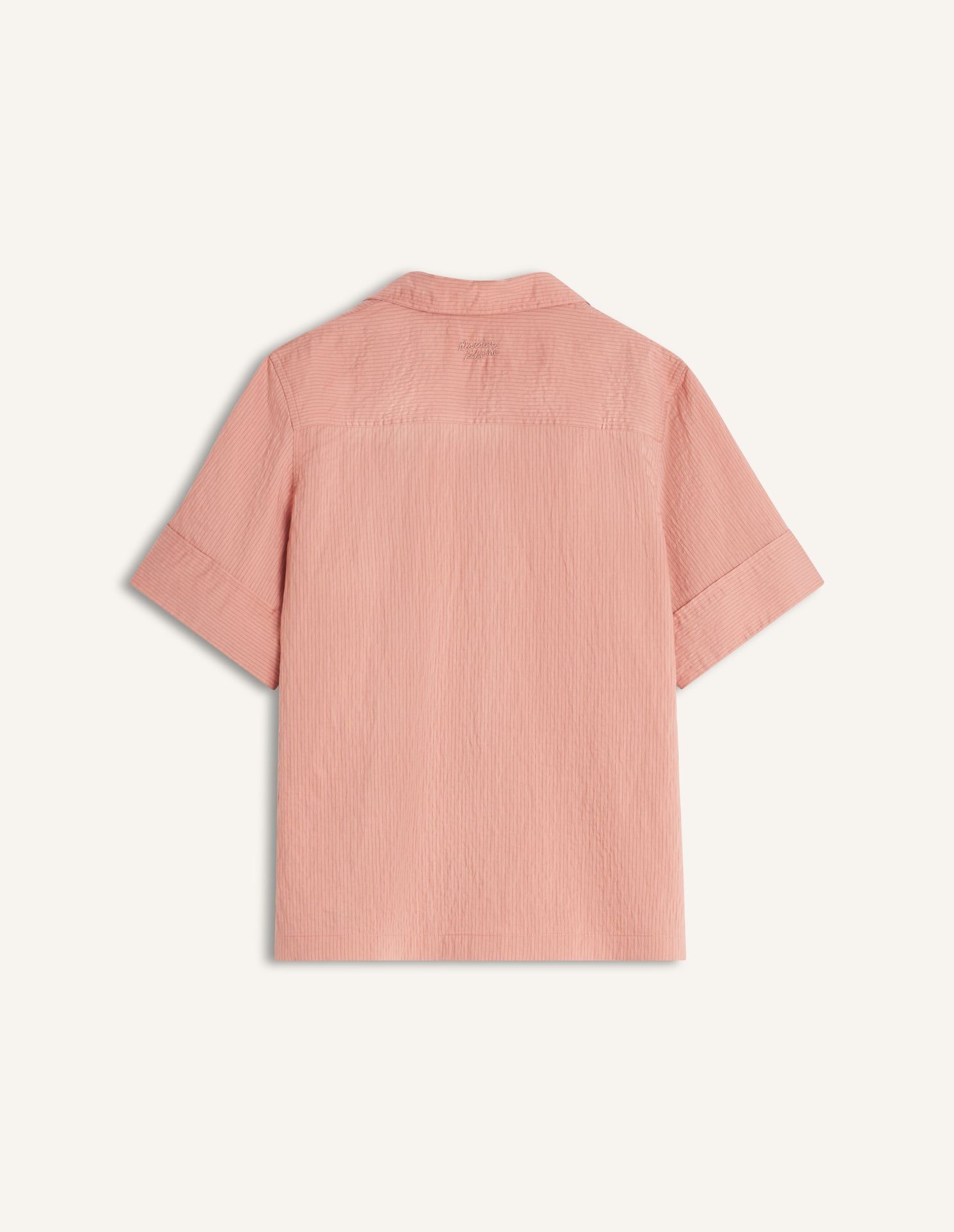 Maison Kitsuné - Áo sơ mi resort kẻ sọc