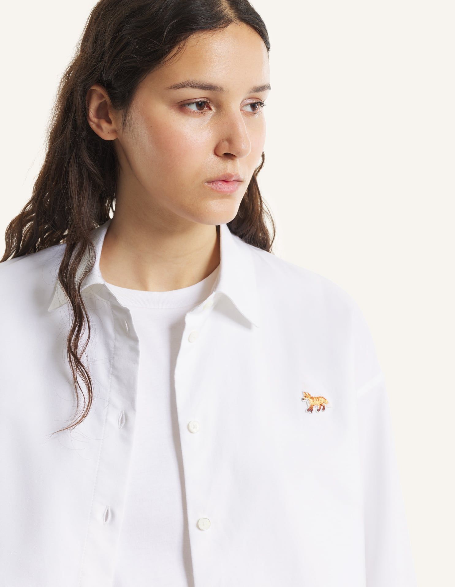 Maison Kitsuné - Áo sơ mi Baby Fox dáng casual