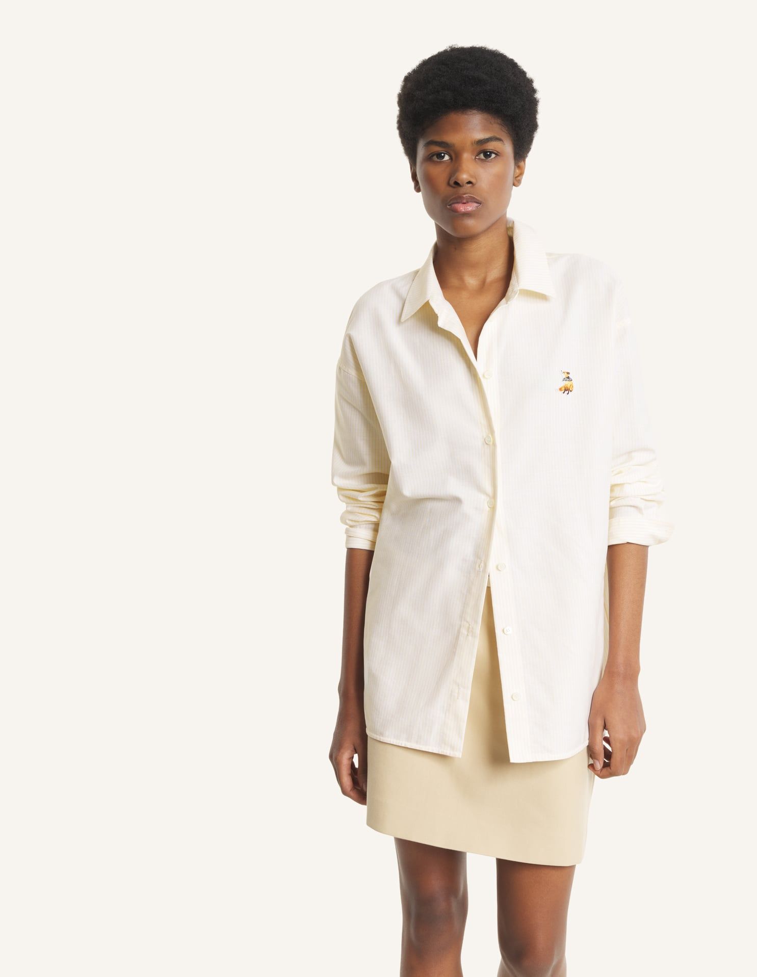 Maison Kitsuné - Áo sơ mi Dreaming Fox dáng casual