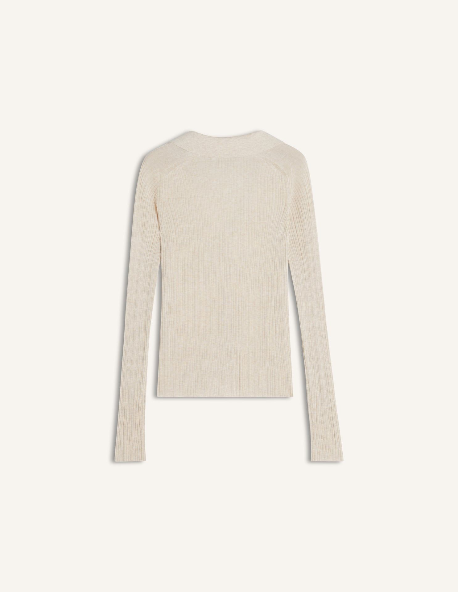 Maison Kitsuné - Áo cardigan dệt gân nữ Baby Fox dáng Fitted