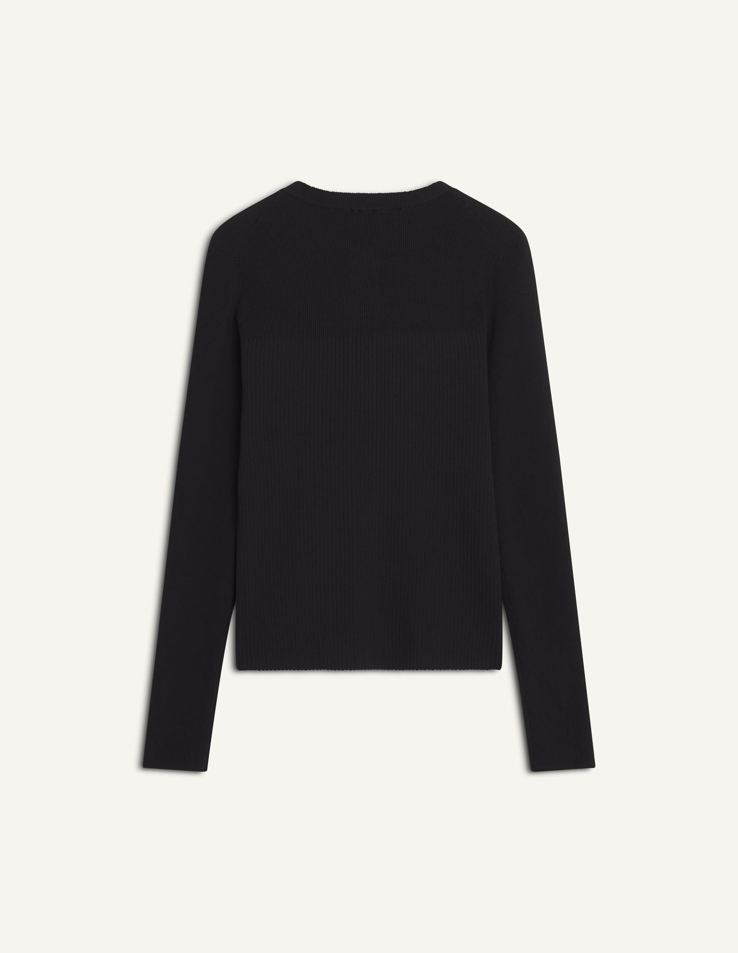 Maison Kitsuné - Áo cardigan Nữ xếp ly gân Baby Fox dáng Fitted