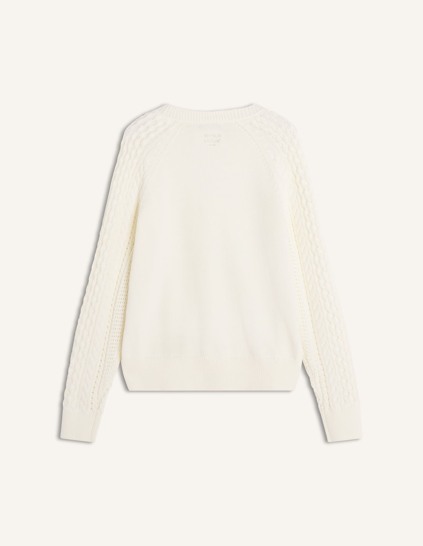 Maison Kitsuné - Áo cardigan nữ dệt kim dáng Relaxed