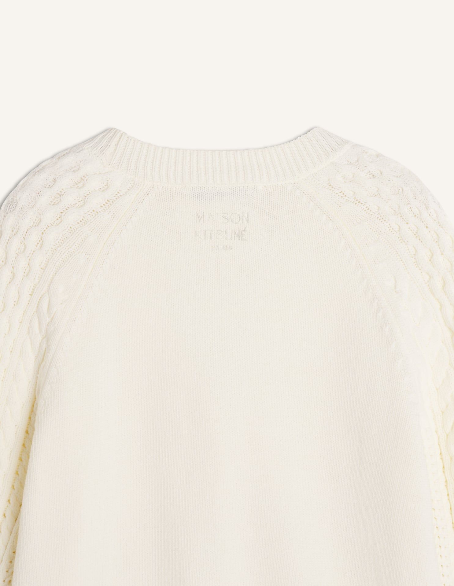 Maison Kitsuné - Áo cardigan nữ dệt kim dáng Relaxed