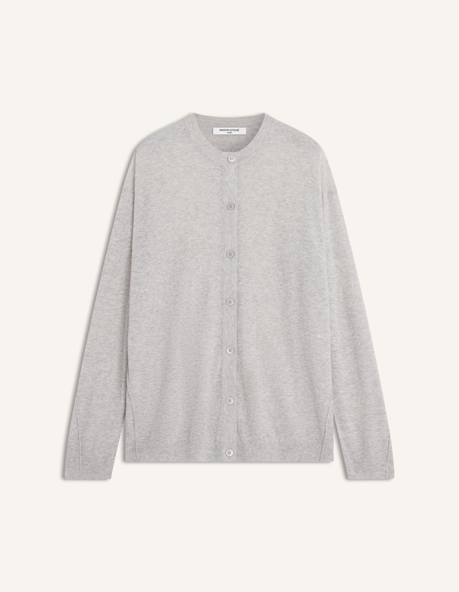 Maison Kitsuné - Áo khoác cardigan dáng relaxed