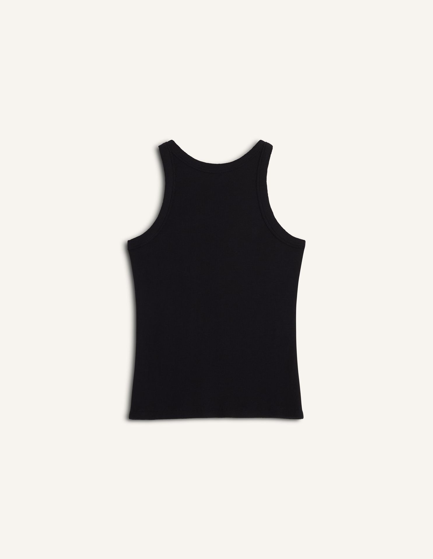 Maison Kitsuné - Áo tank top nữ gân MAISON KITSUNE PARIS dáng fitted