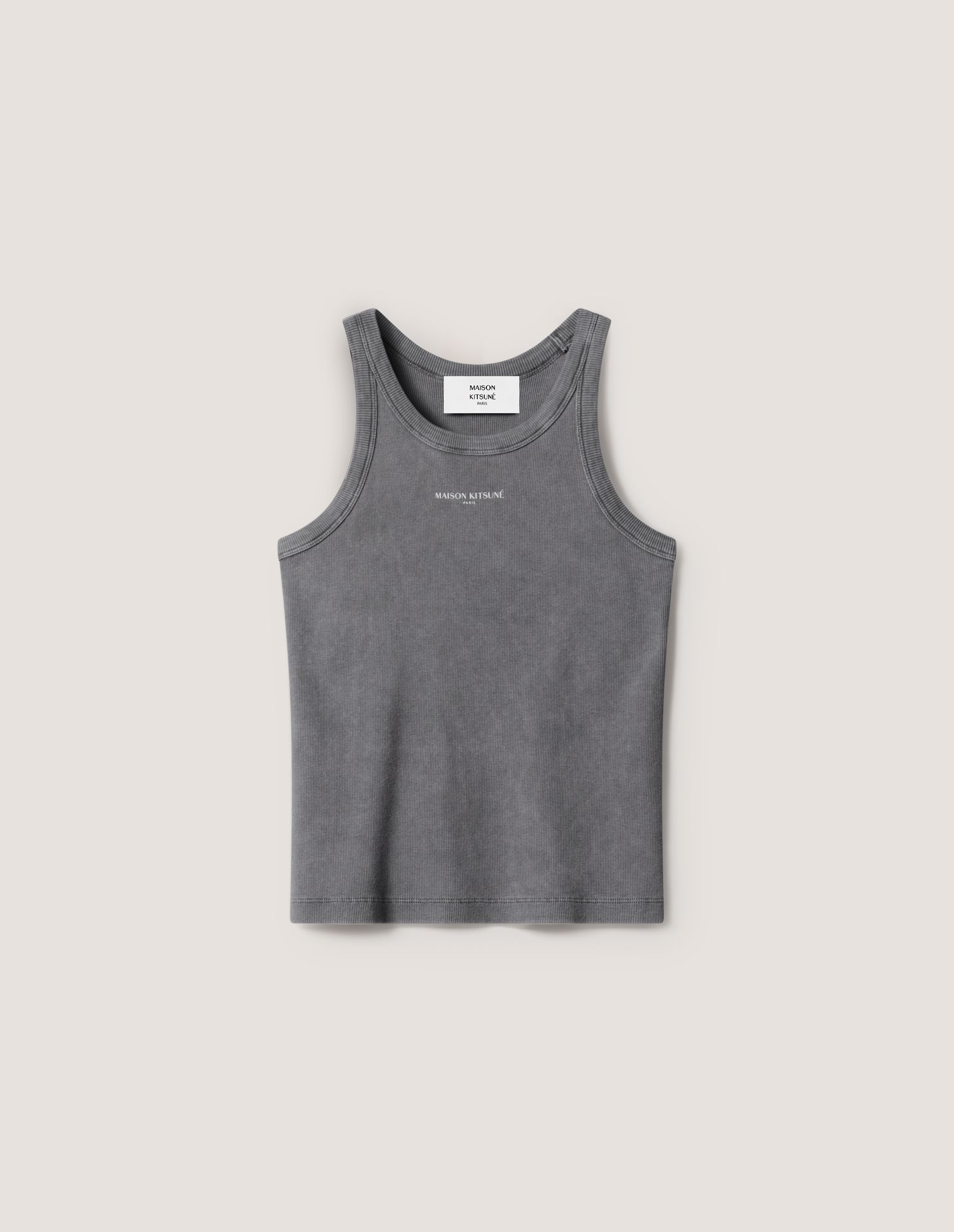 Áo tank top nữ Maison Kitsuné Paris dáng fitted