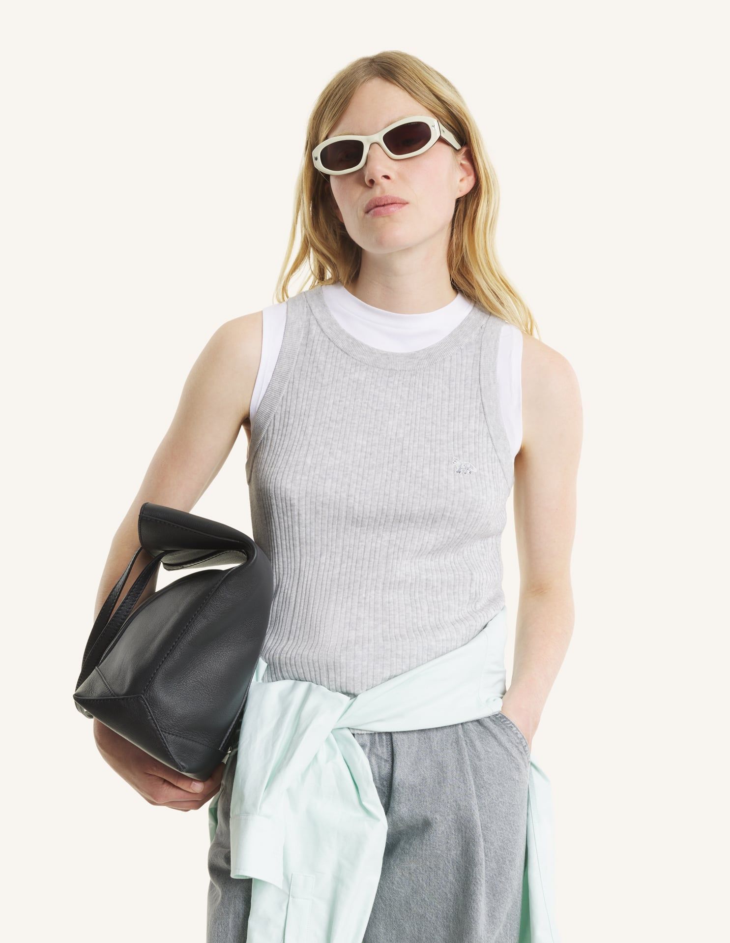 Maison Kitsuné - Áo tank top Baby Fox dáng fitted