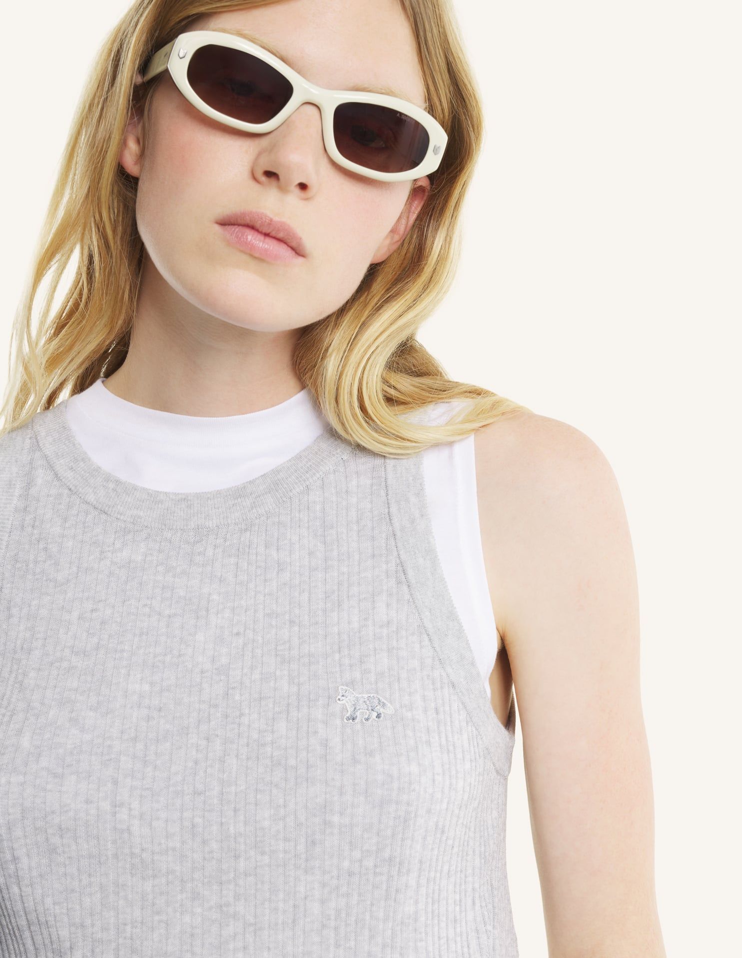 Maison Kitsuné - Áo tank top Baby Fox dáng fitted