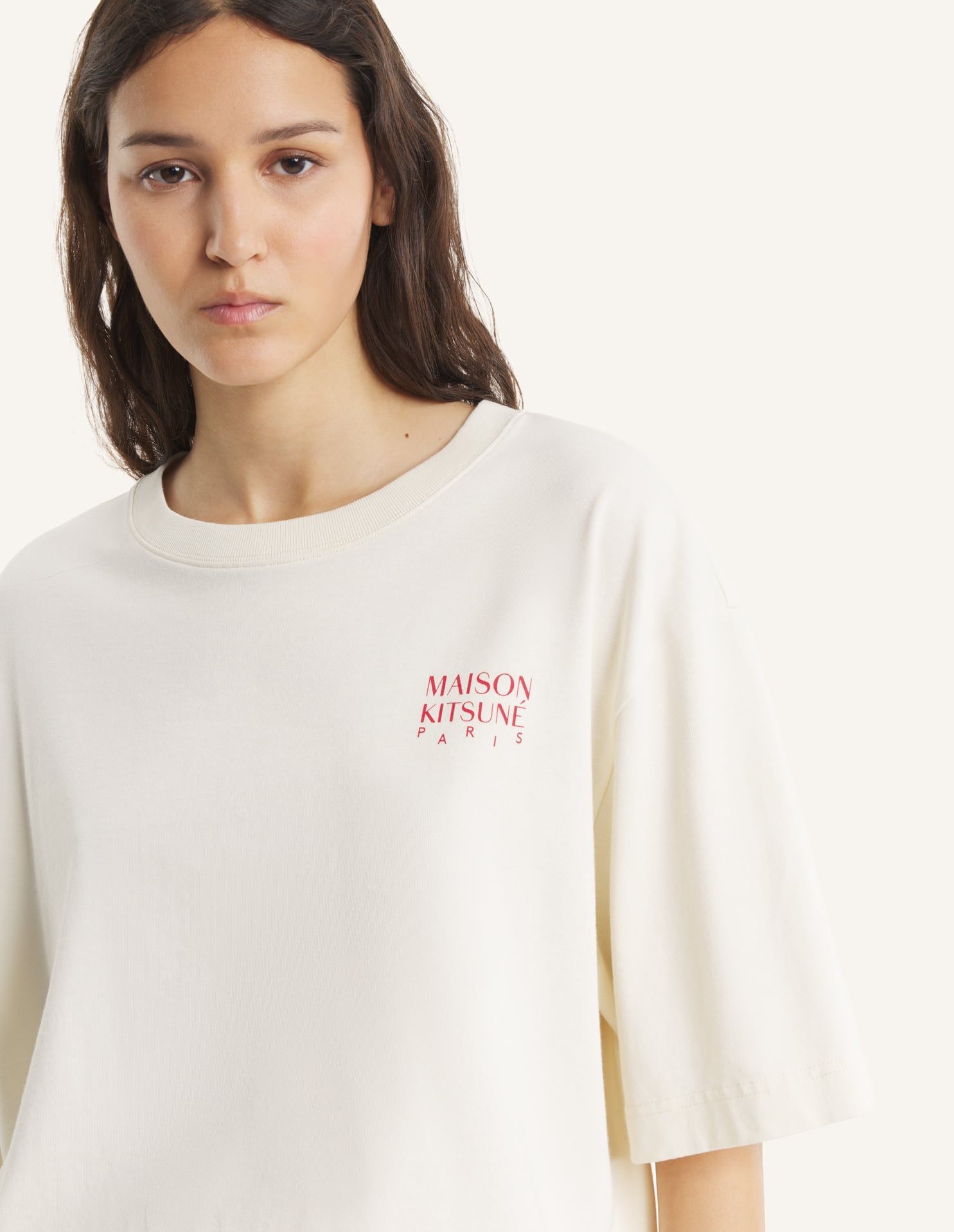 Maison Kitsuné - Áo thun nữ Tết Nguyên Đán dáng Comfort