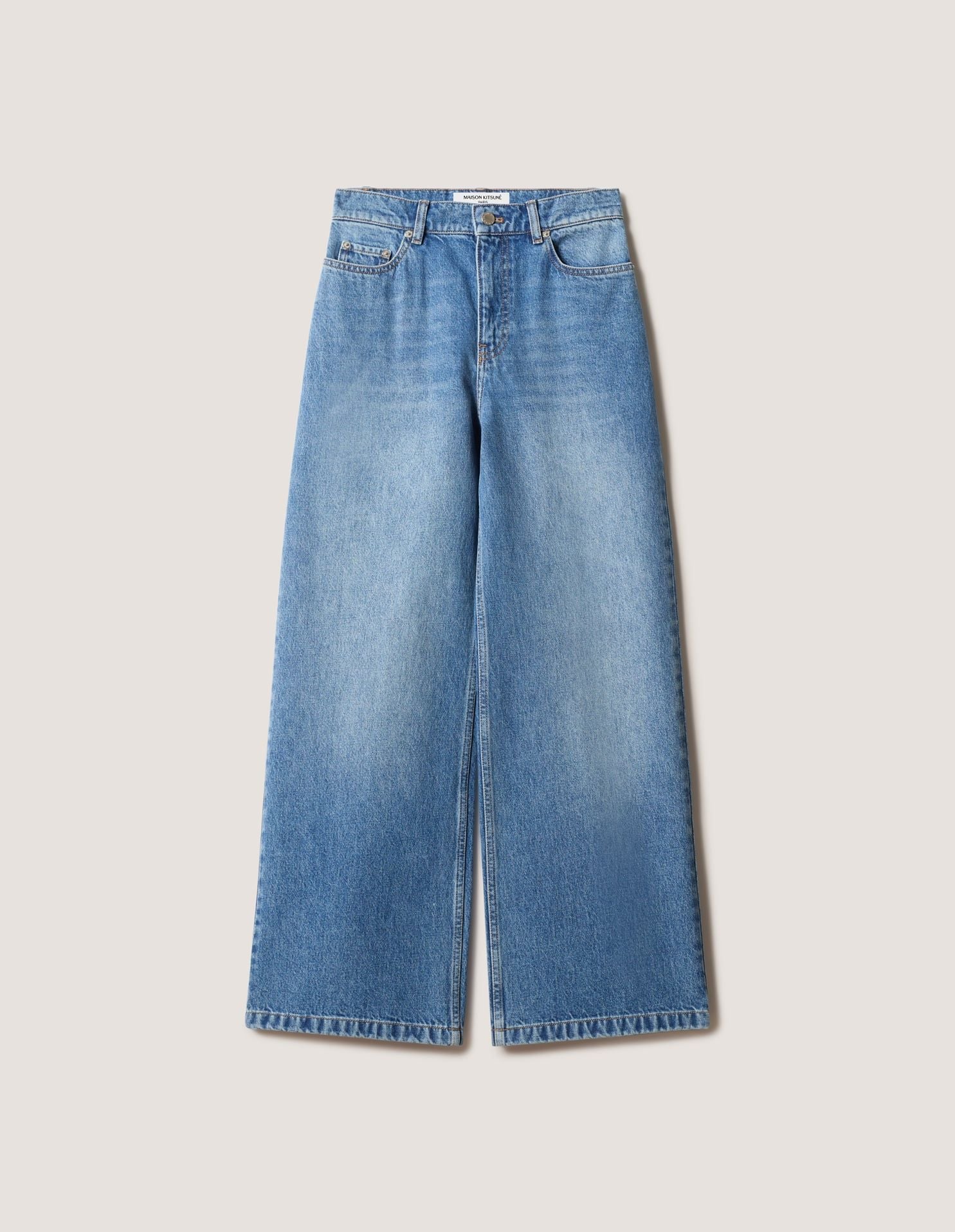 Quần jeans nữ ống rộng