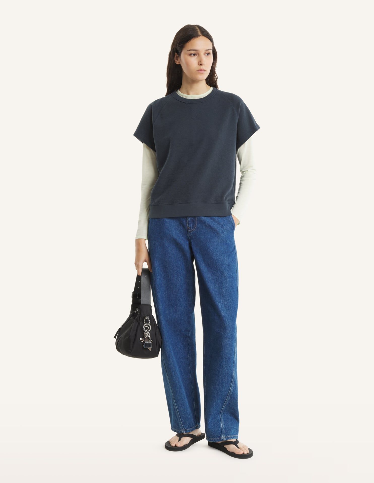 Maison Kitsuné - Quần Jeans nữ ống côn