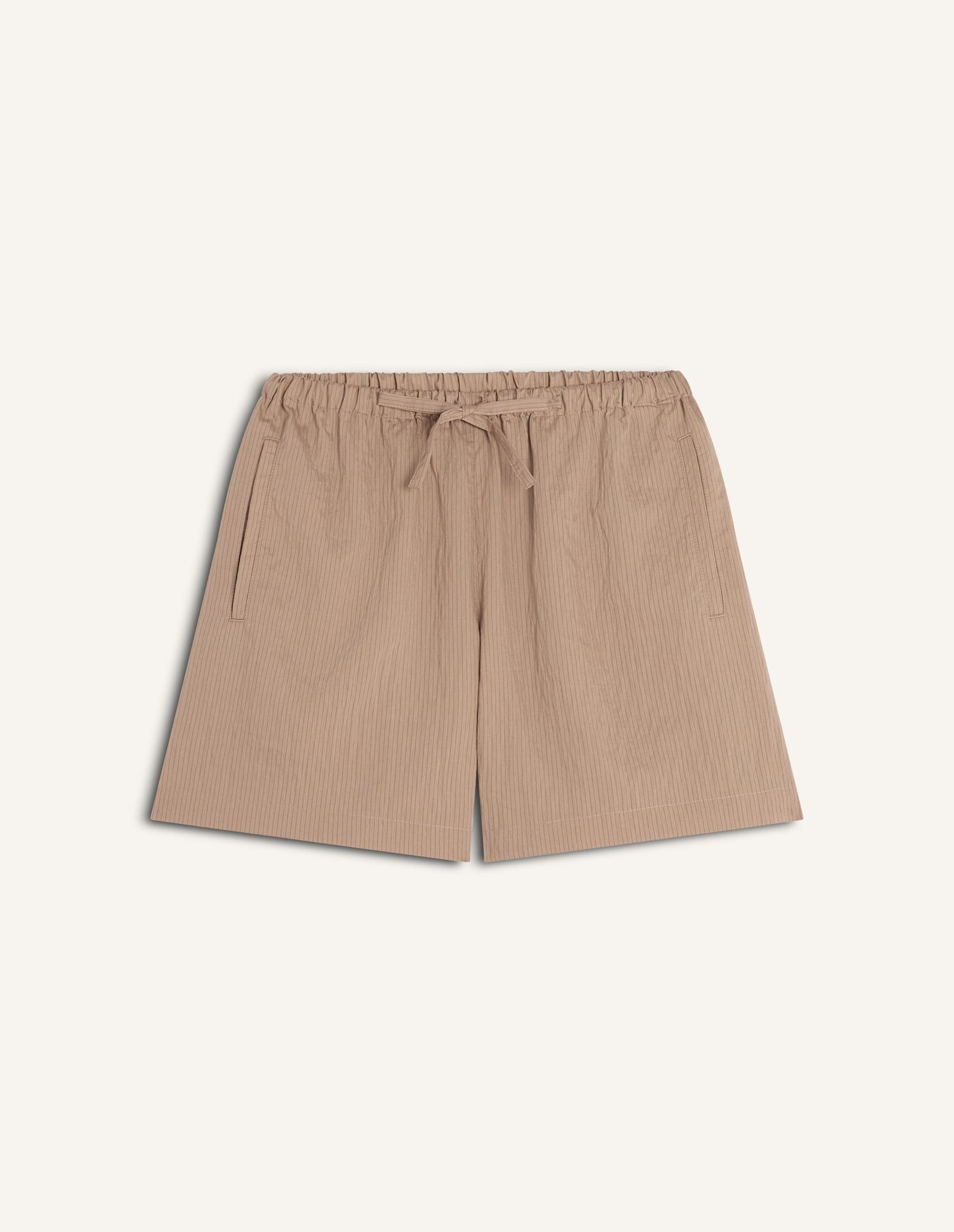 Maison Kitsuné - Quần short kẻ sọc co giãn